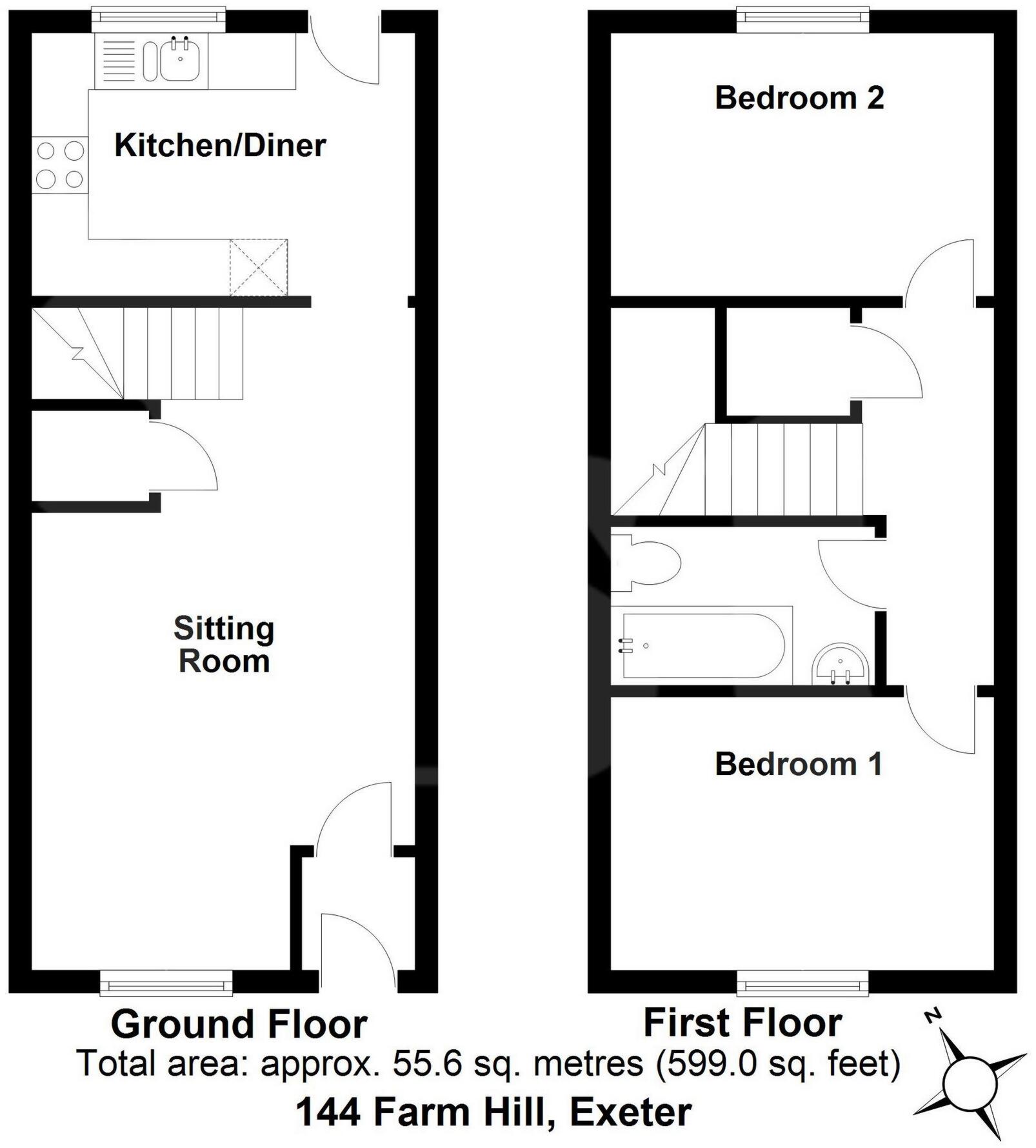 Farm Hill, Exwick, EX4 floorplan