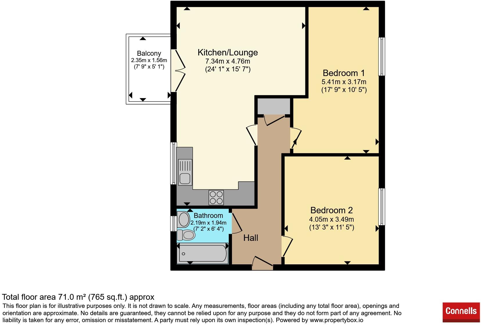 Park View Court, Letchworth Garden City floorplan