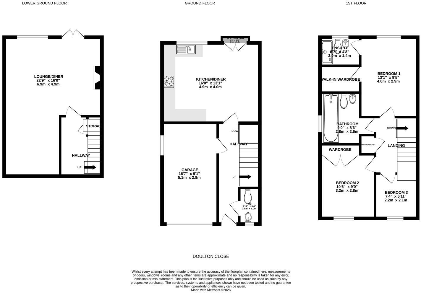 Doulton Close, Weymouth floorplan