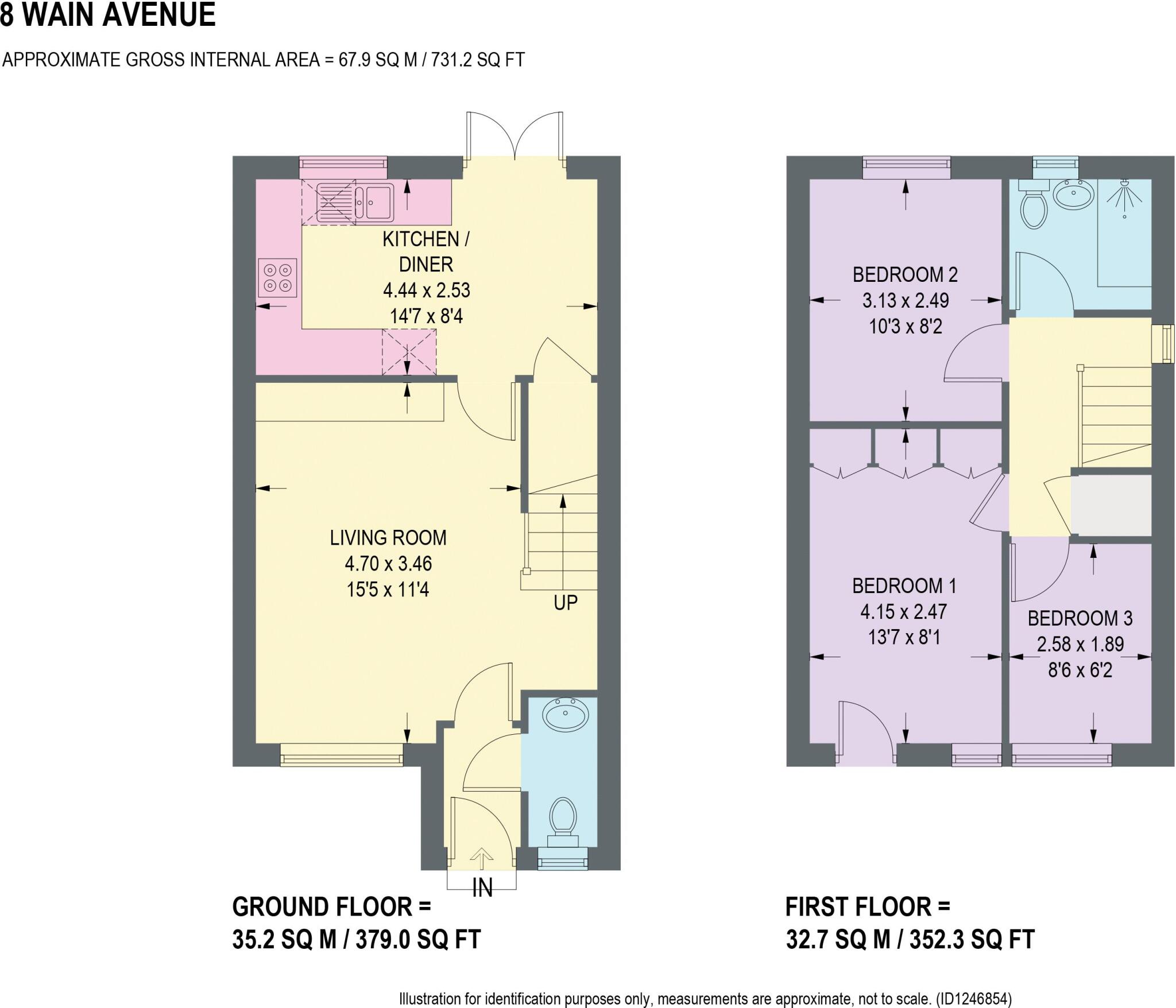 10, Wain Avenue floorplan