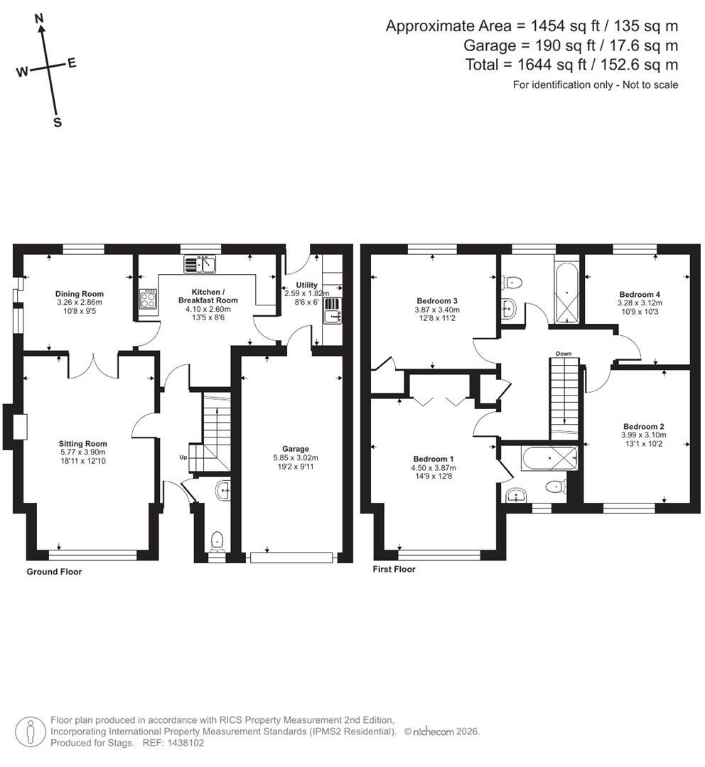 Barnshill Close, Cheriton Fitzpaine, Crediton floorplan