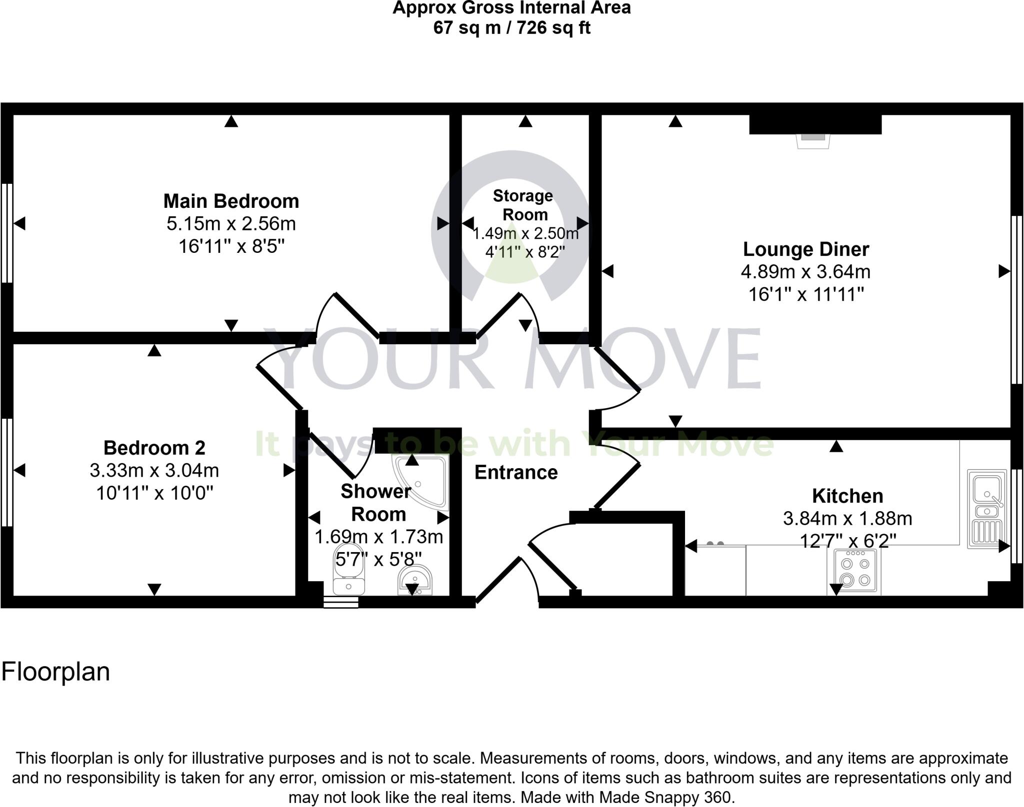 Balmalloch Road, Glasgow, North Lanarkshire, G65 floorplan