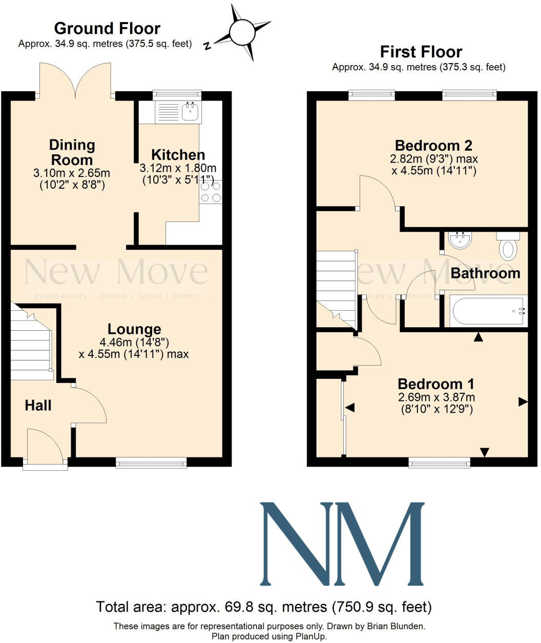 Jacobean Close | Maidenbower | Crawley | RH10 | New Move Estate Agents floorplan