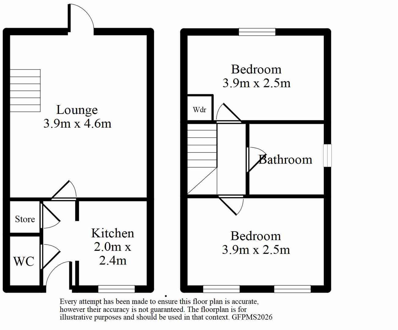 Meldon Way, Westwood Park, Bradford floorplan