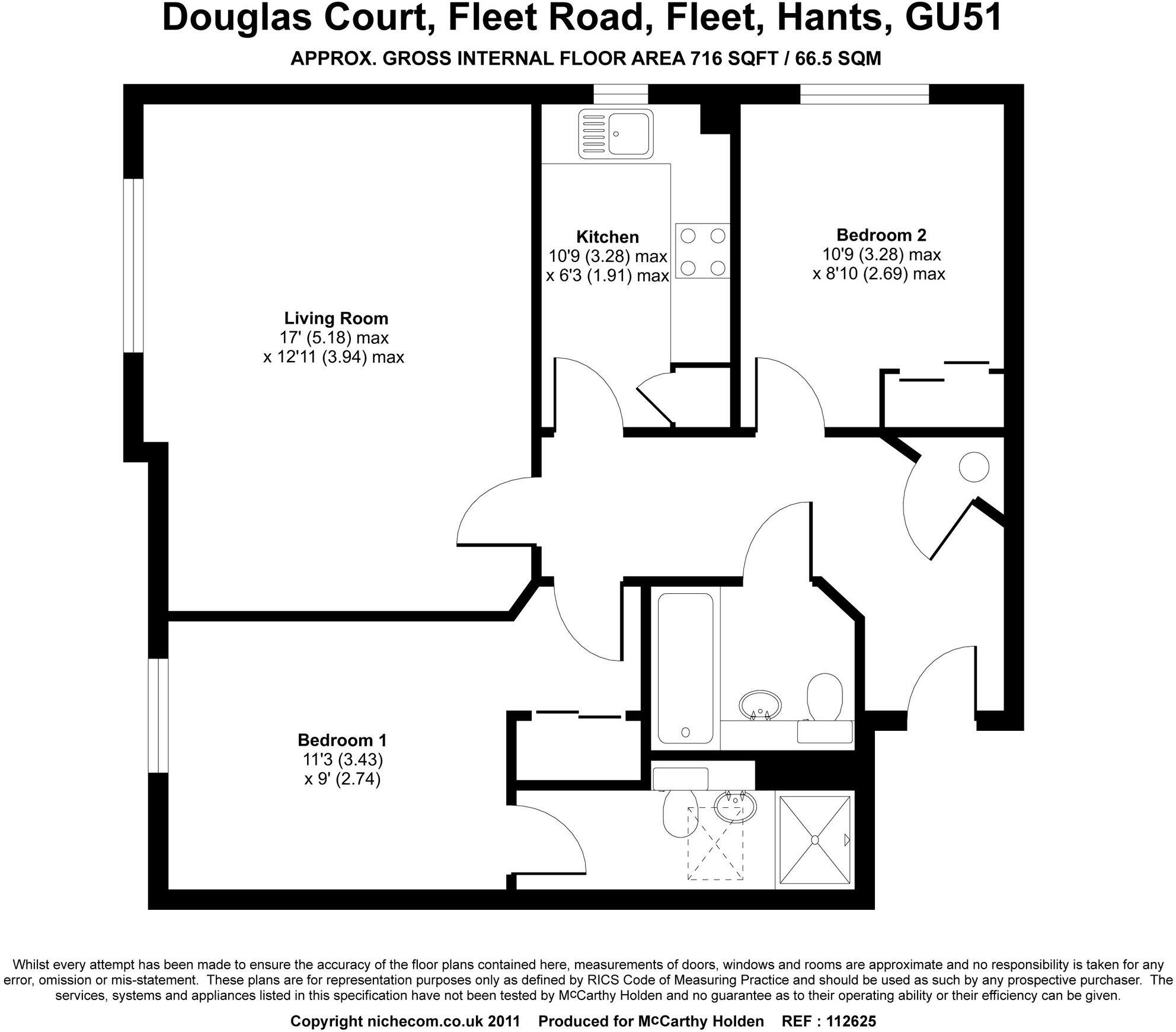 Fleet Road, Fleet, GU51 floorplan