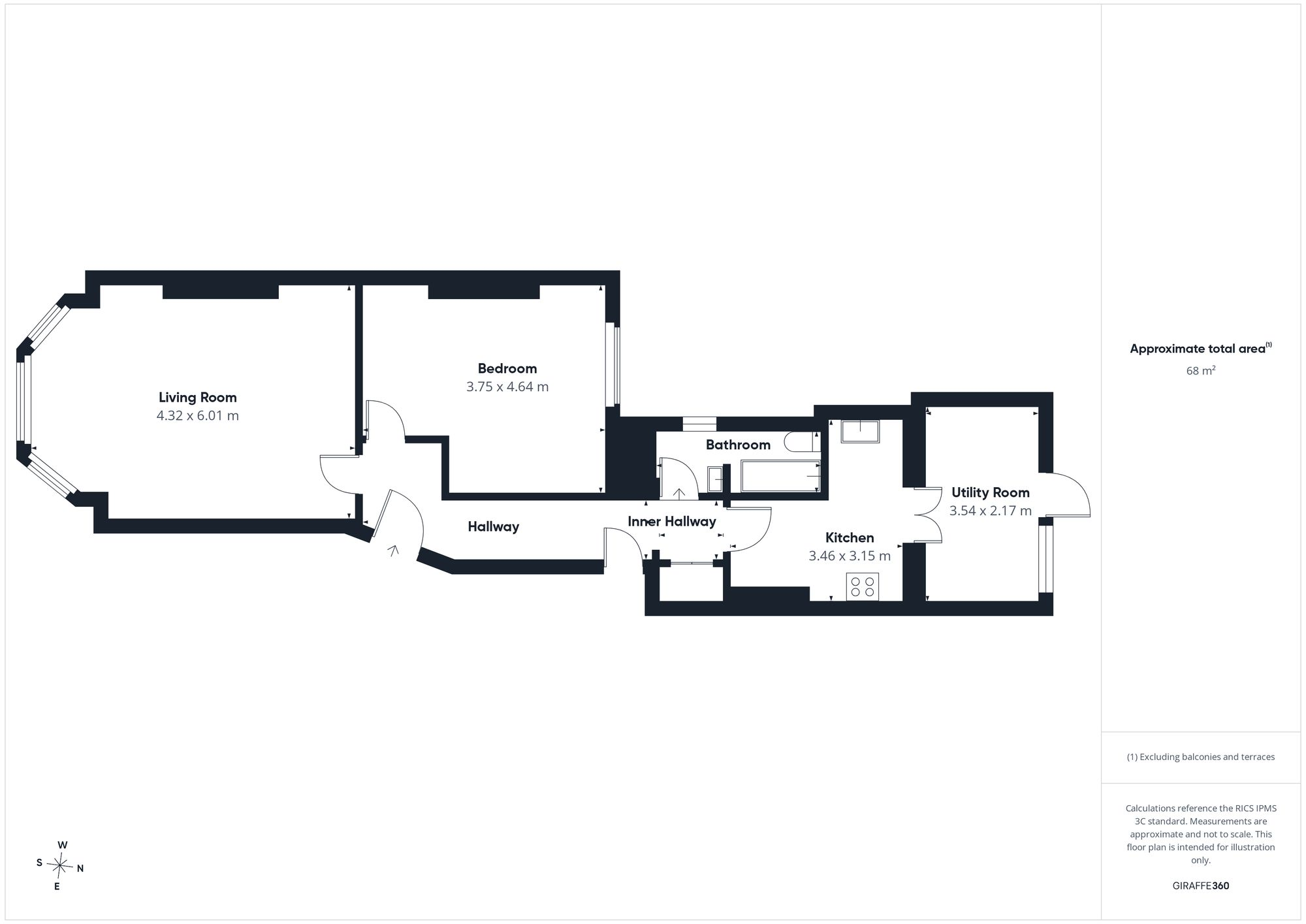 Marina, St. Leonards-On-Sea, TN38 floorplan