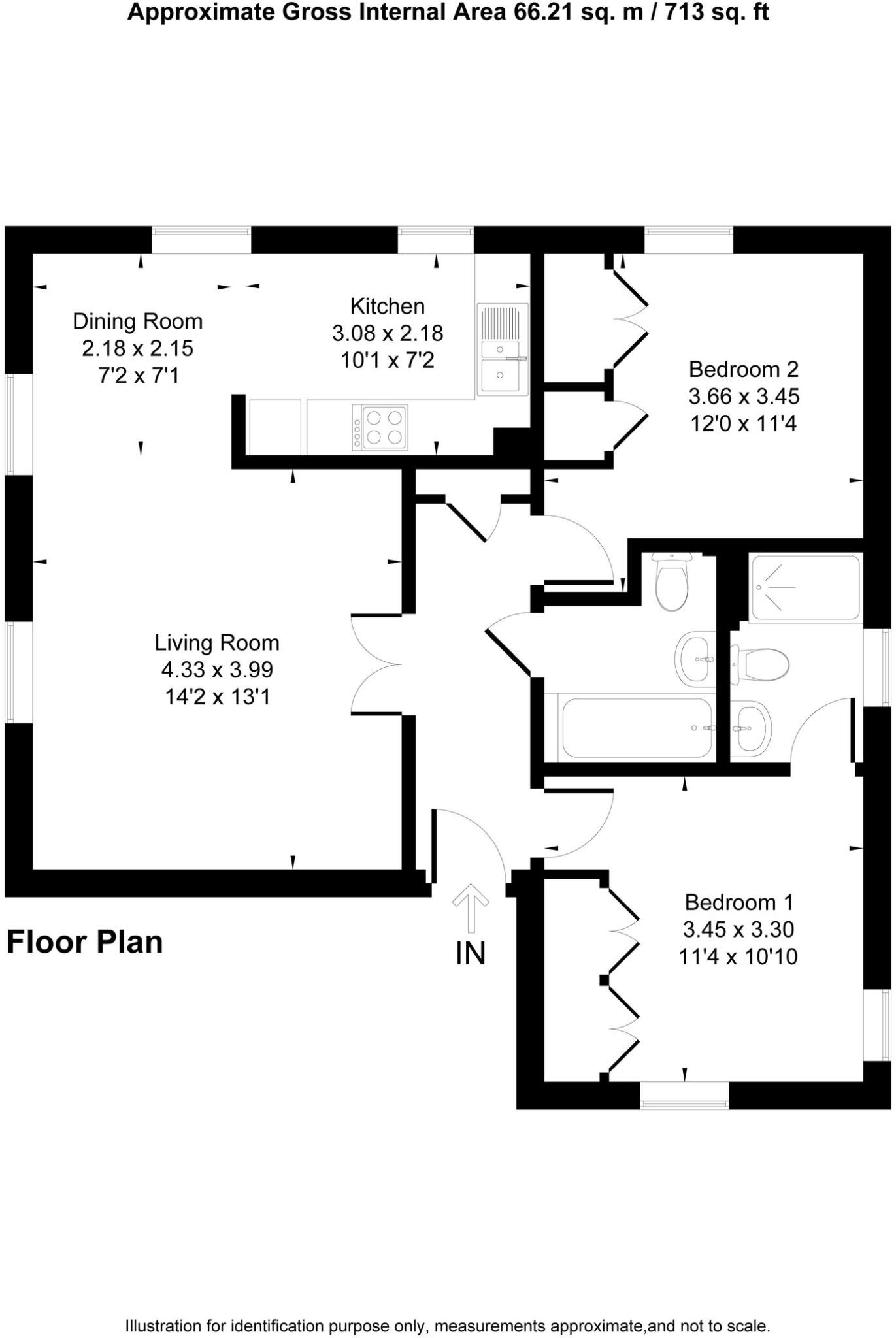 Meadow Lane, Witney, OX28 floorplan