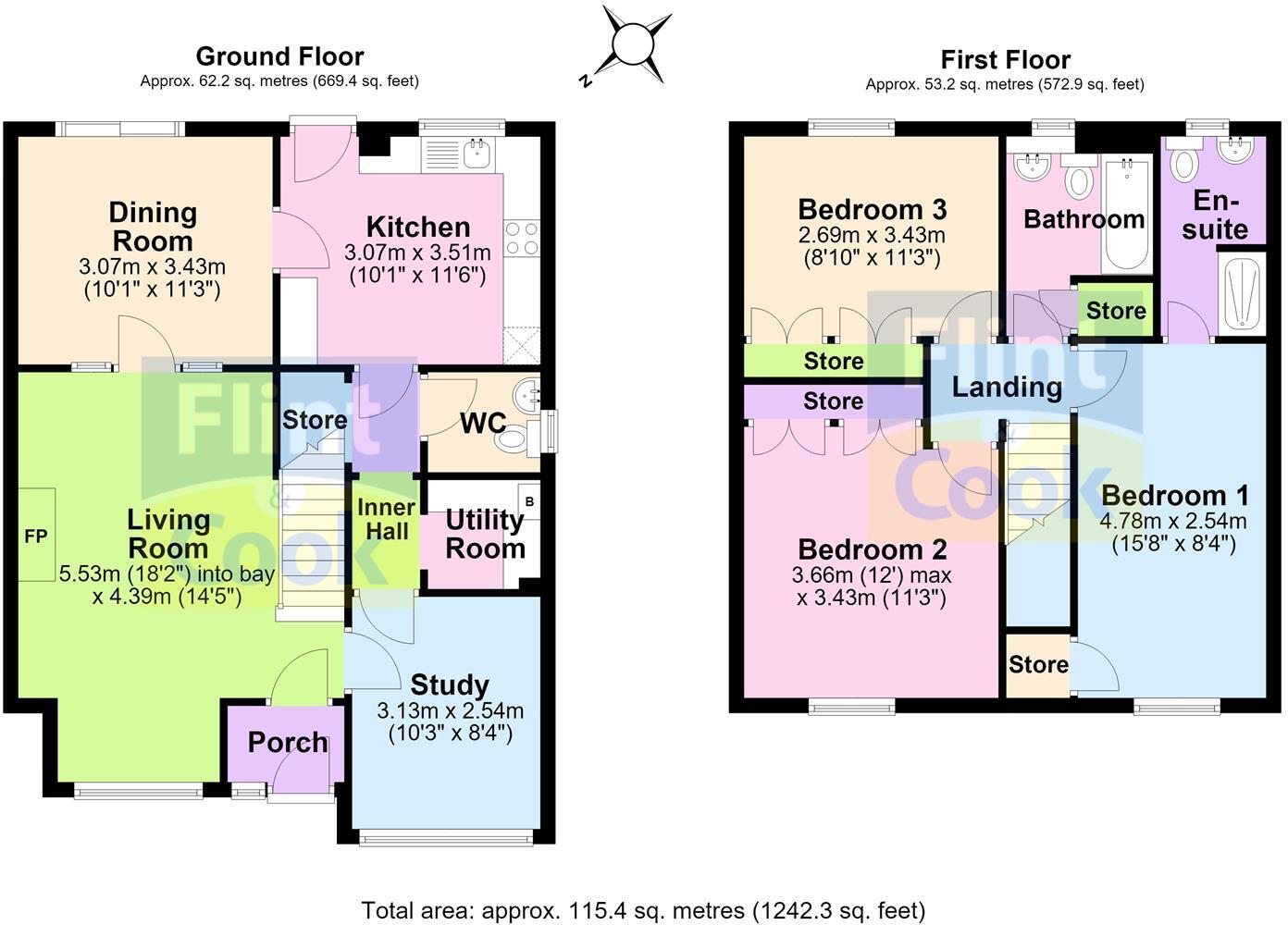Deacons Field, Hereford floorplan