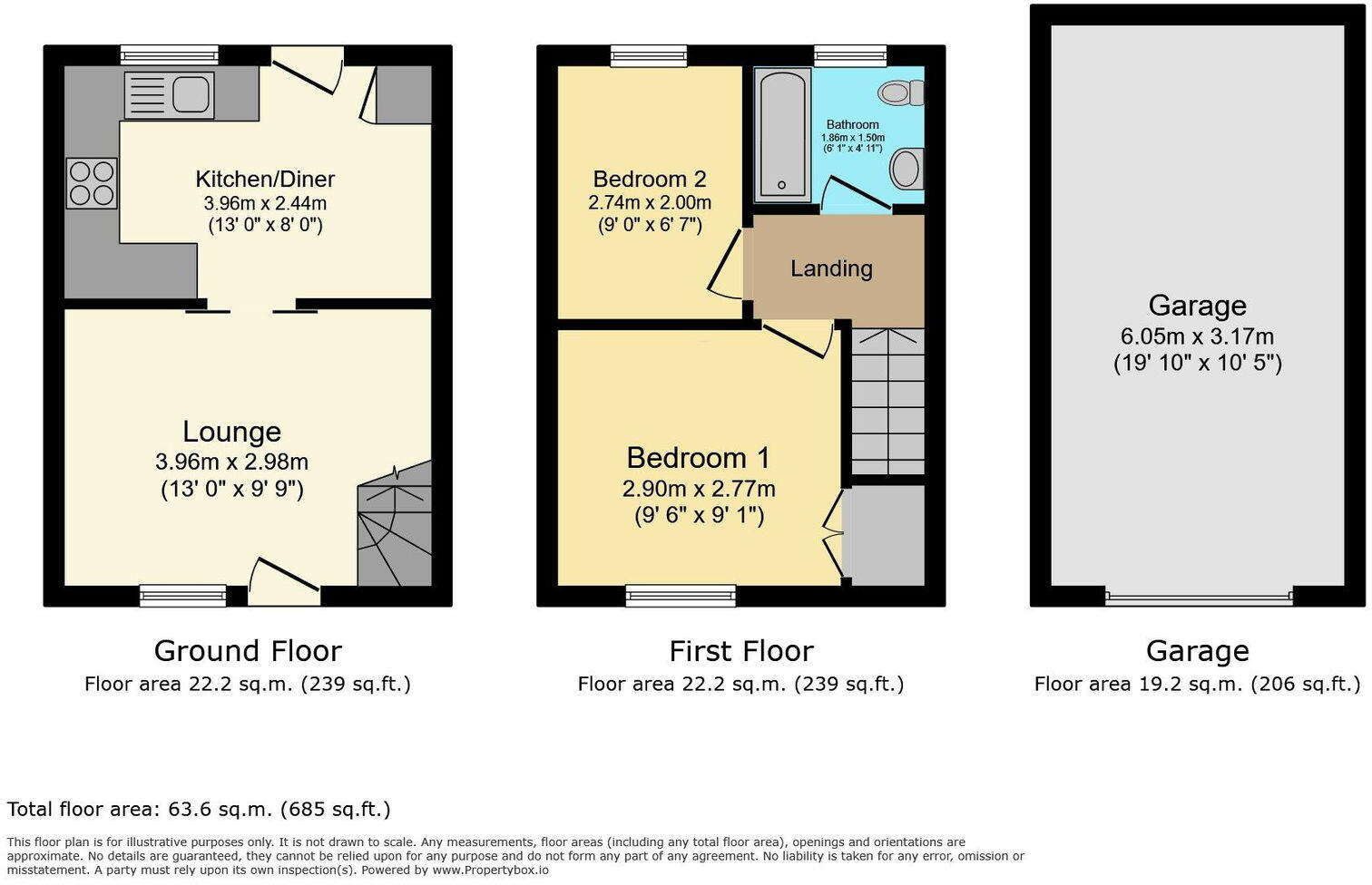 Willow Close, Snaith, Goole, DN14 9RH floorplan