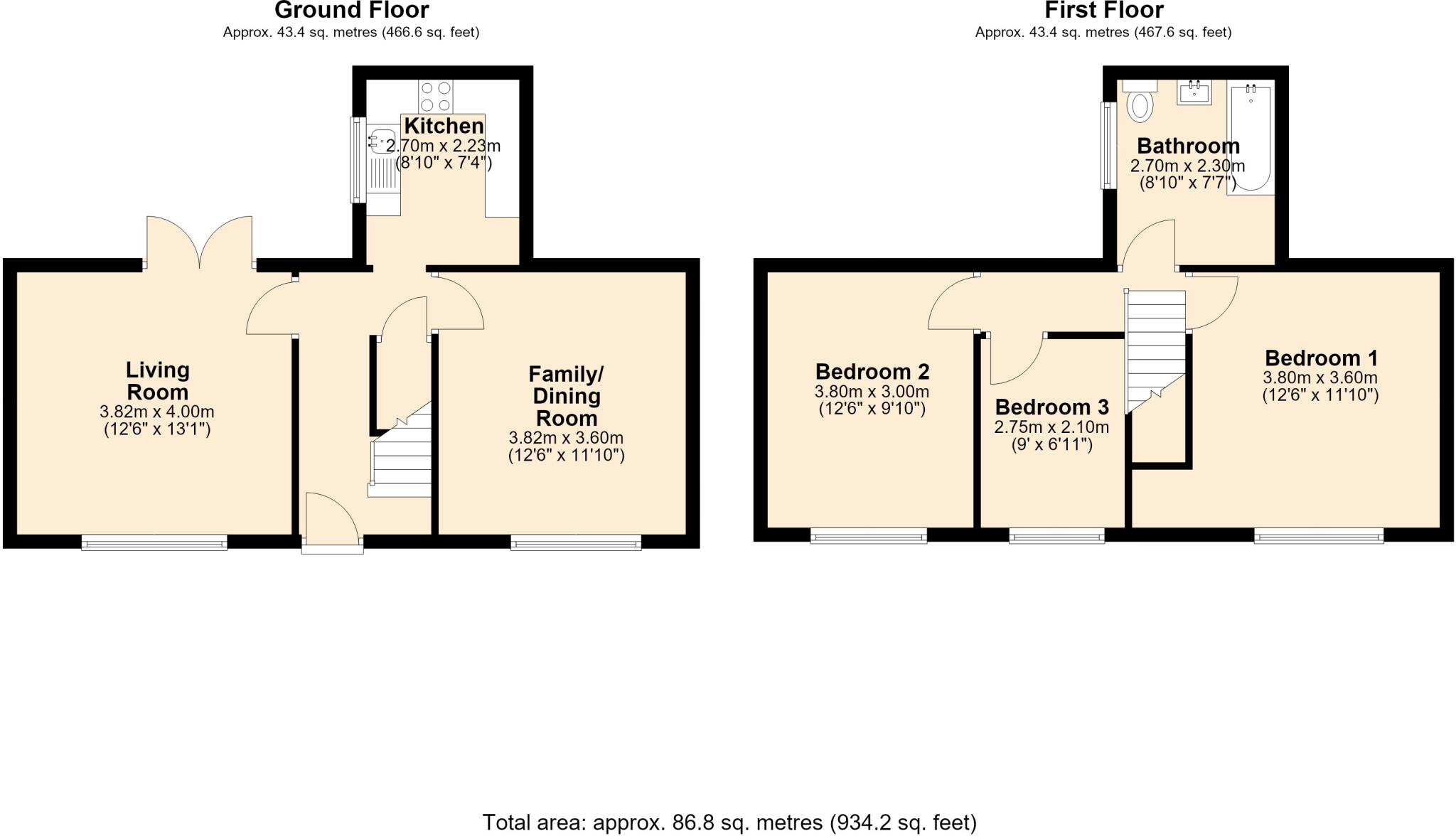 Grove Street, Droylsden, Tameside floorplan