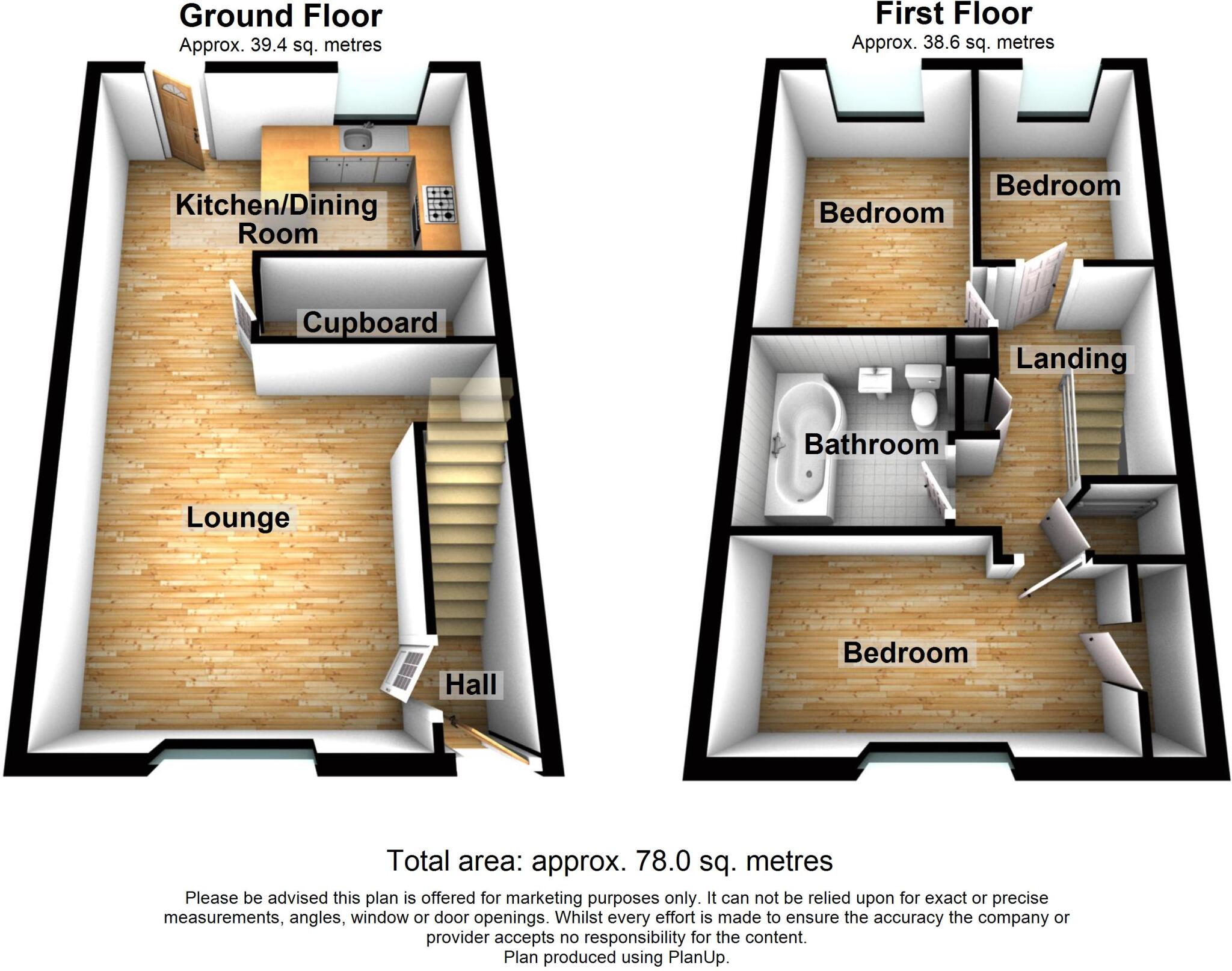 Taswell Road, Rainham, Gillingham, Kent, ME8 floorplan
