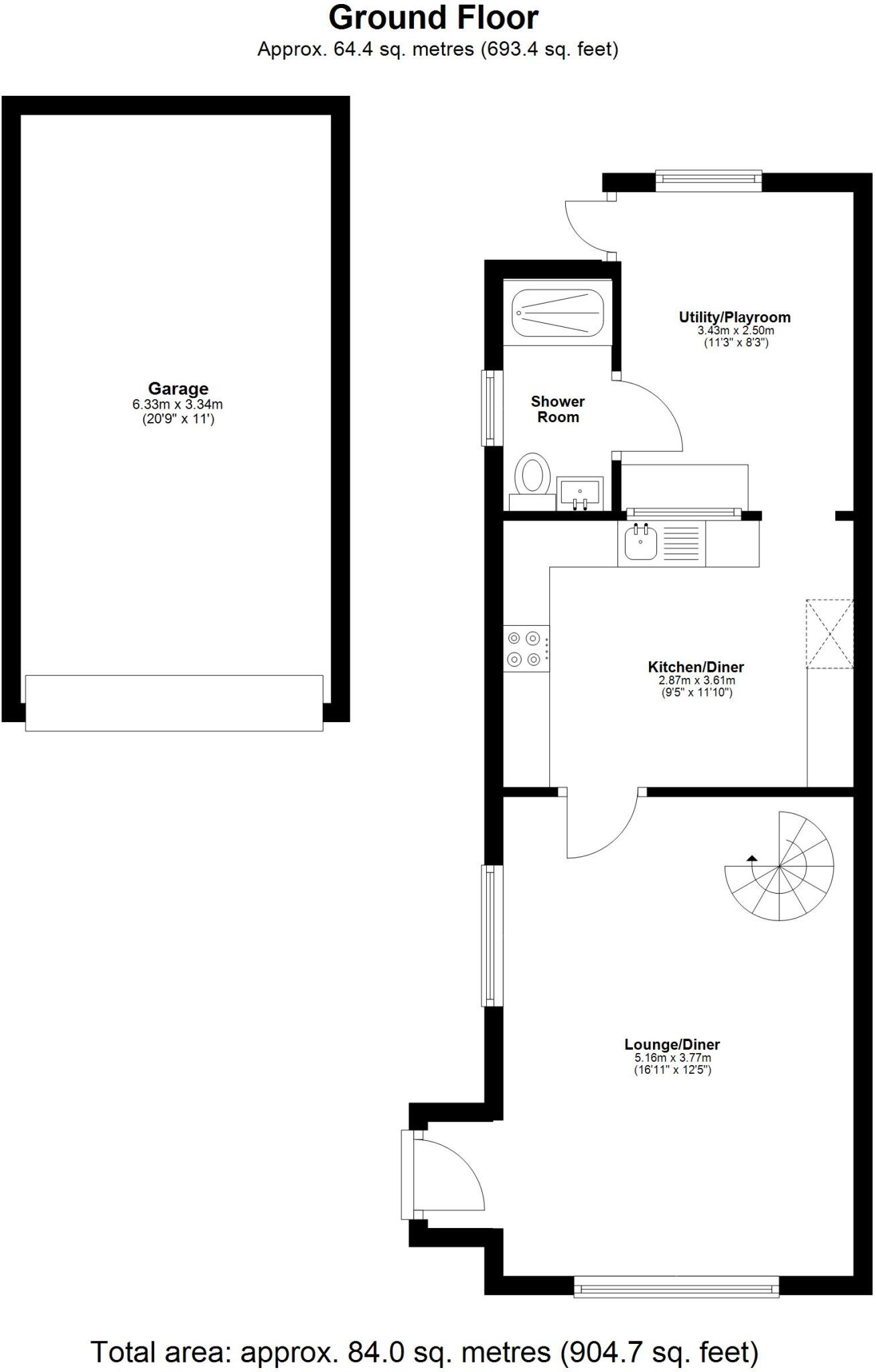 Montagu Drive, Eaglestone, Milton Keynes floorplan