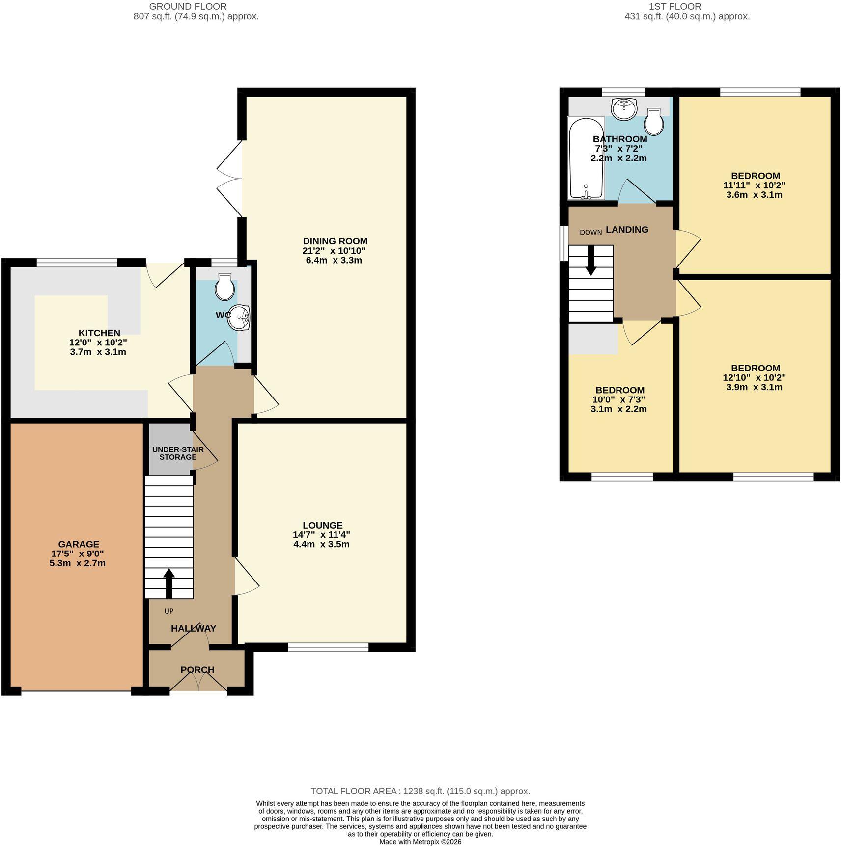 Ribbleton Close, Seddons Farm, Bury BL8 2TH floorplan