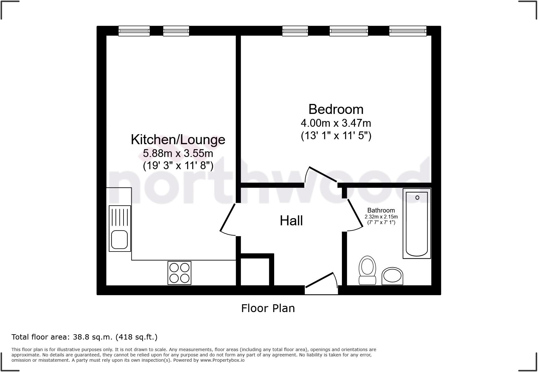 Standishgate, Wigan, WN1 floorplan