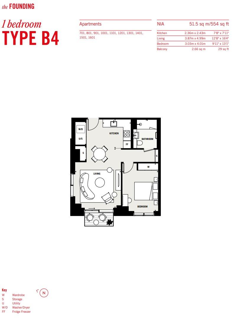 The Founding, Canada Water, SE16 floorplan