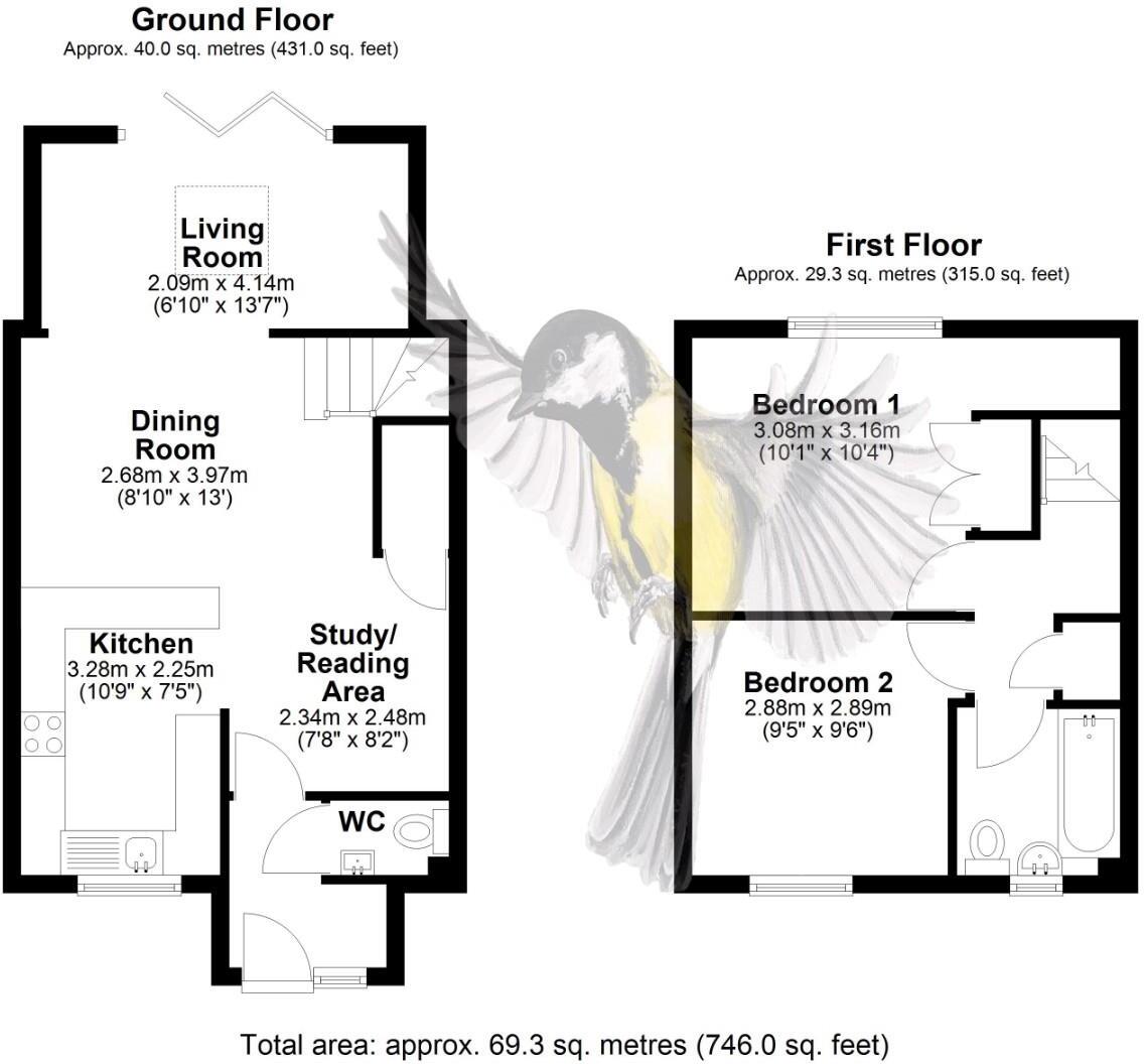 Tawny Owl Close, Covingham, Swindon floorplan