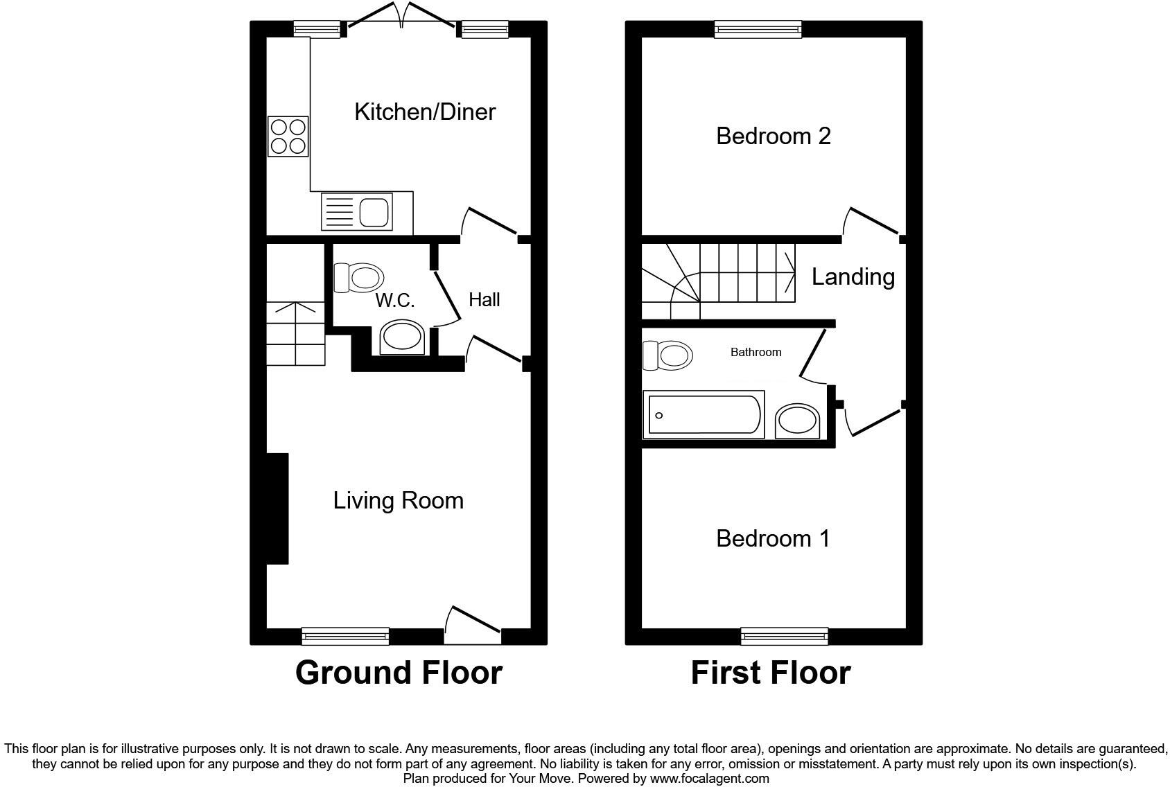 Kirkland Fold, Wigton, Cumbria, CA7 floorplan