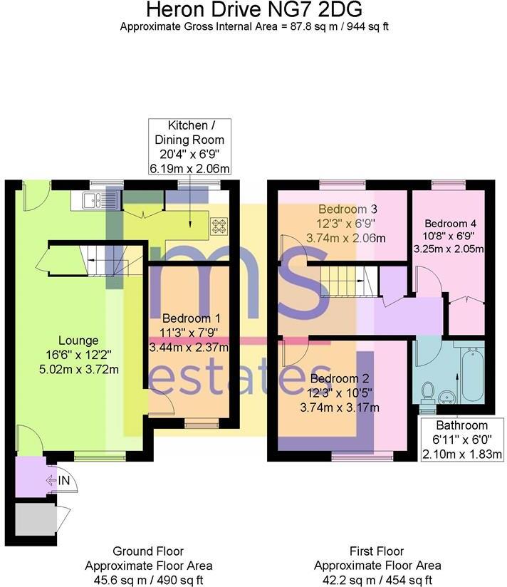 Heron Drive, Lenton floorplan