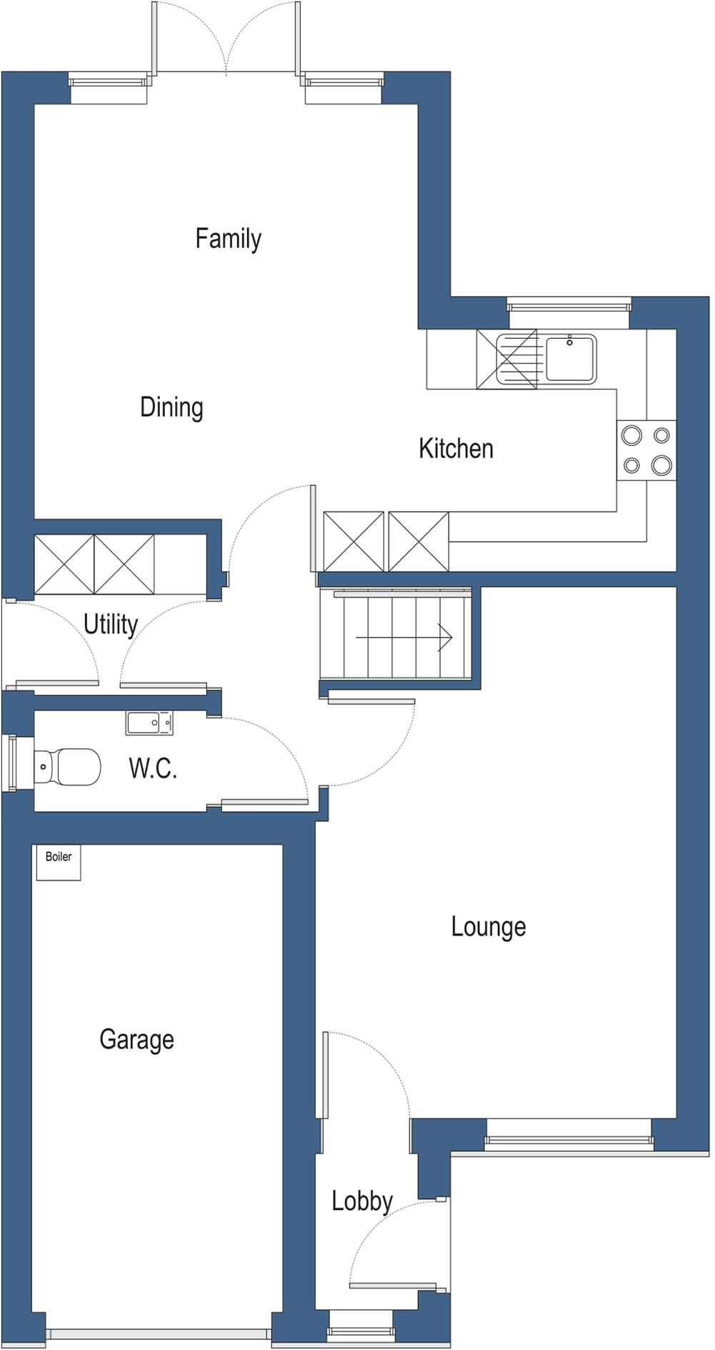 Plot 372 - Junella Walk, Barton-upon-Humber, North Lincolnshire, DN18 floorplan