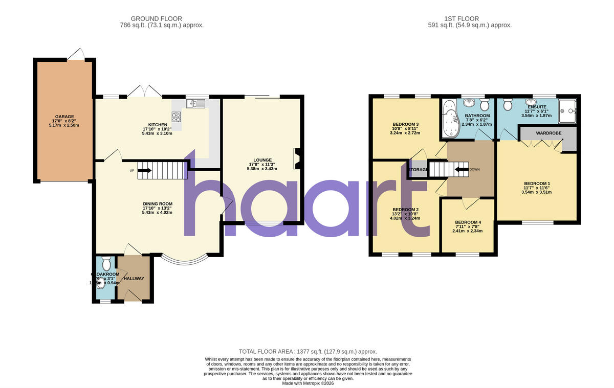 Winchester Close, Bishop's Stortford floorplan