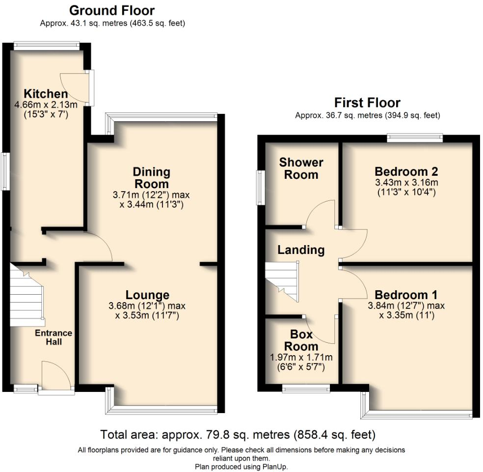 Selby Street, Colne floorplan