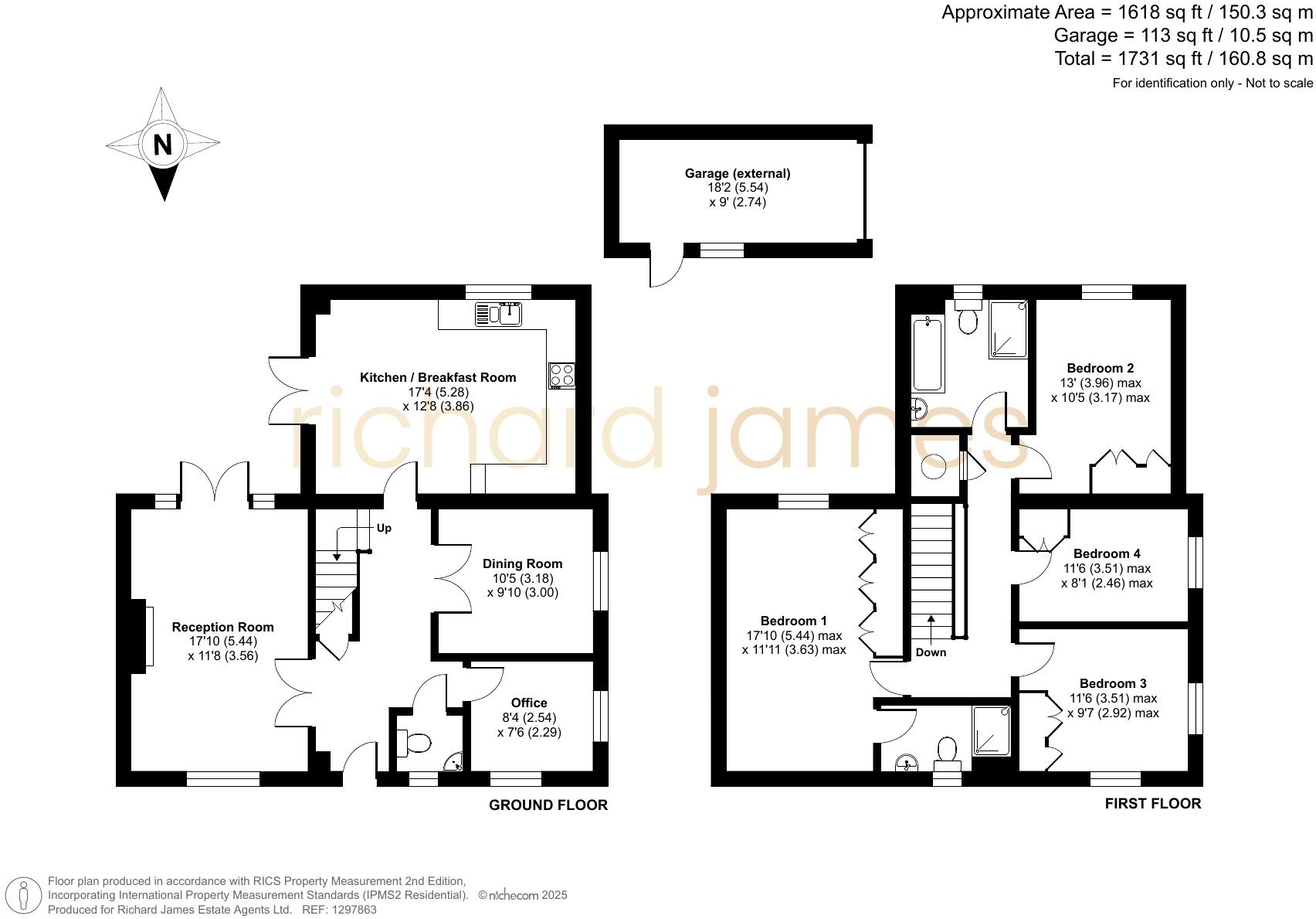 Whittingham Drive, Wroughton, Swindon, SN4 floorplan