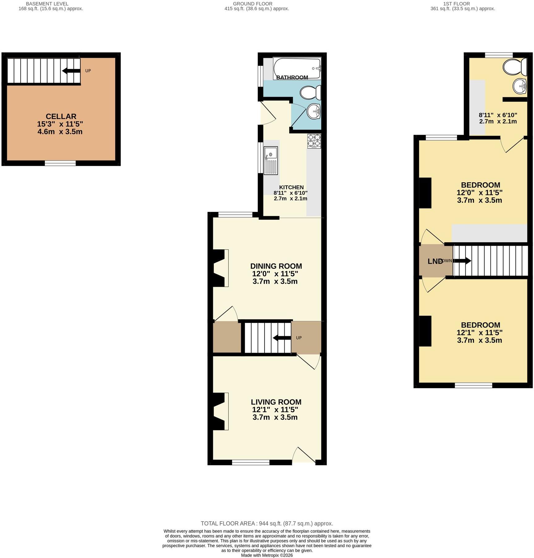 Lansdowne Road, Worcester, WR1 floorplan