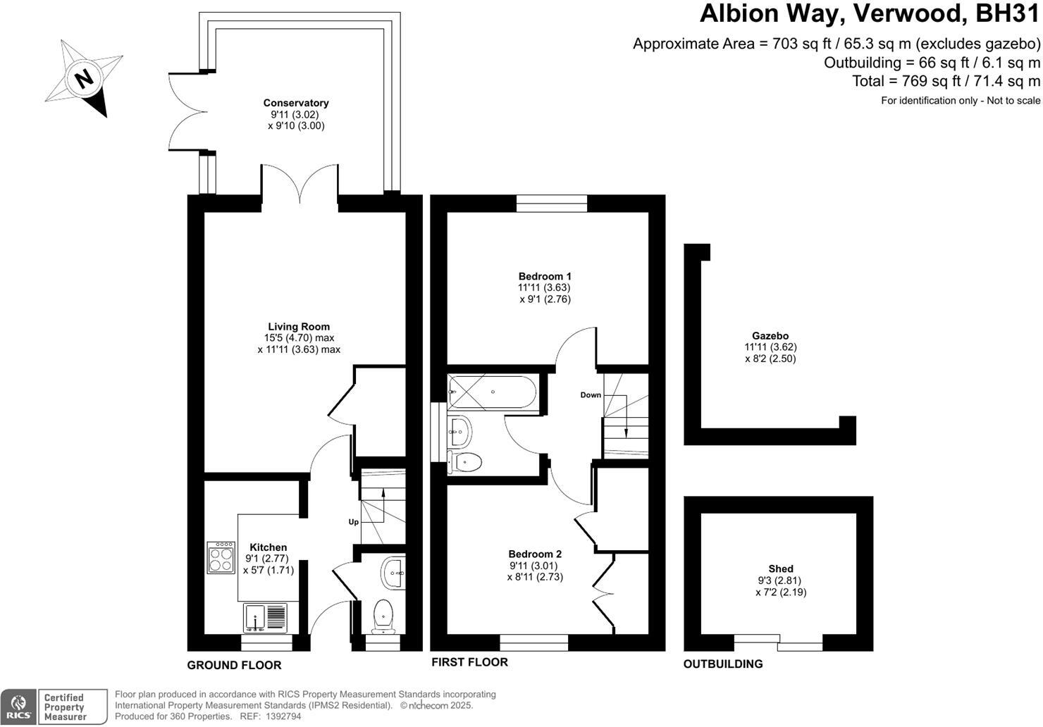 Albion Way, Verwood floorplan
