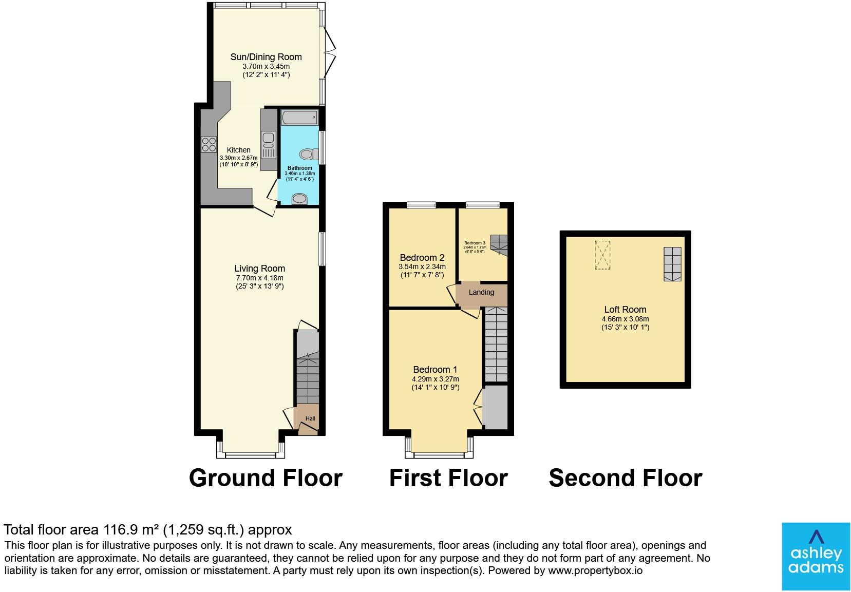 Dorchester Avenue, Chaddesden, Derby floorplan