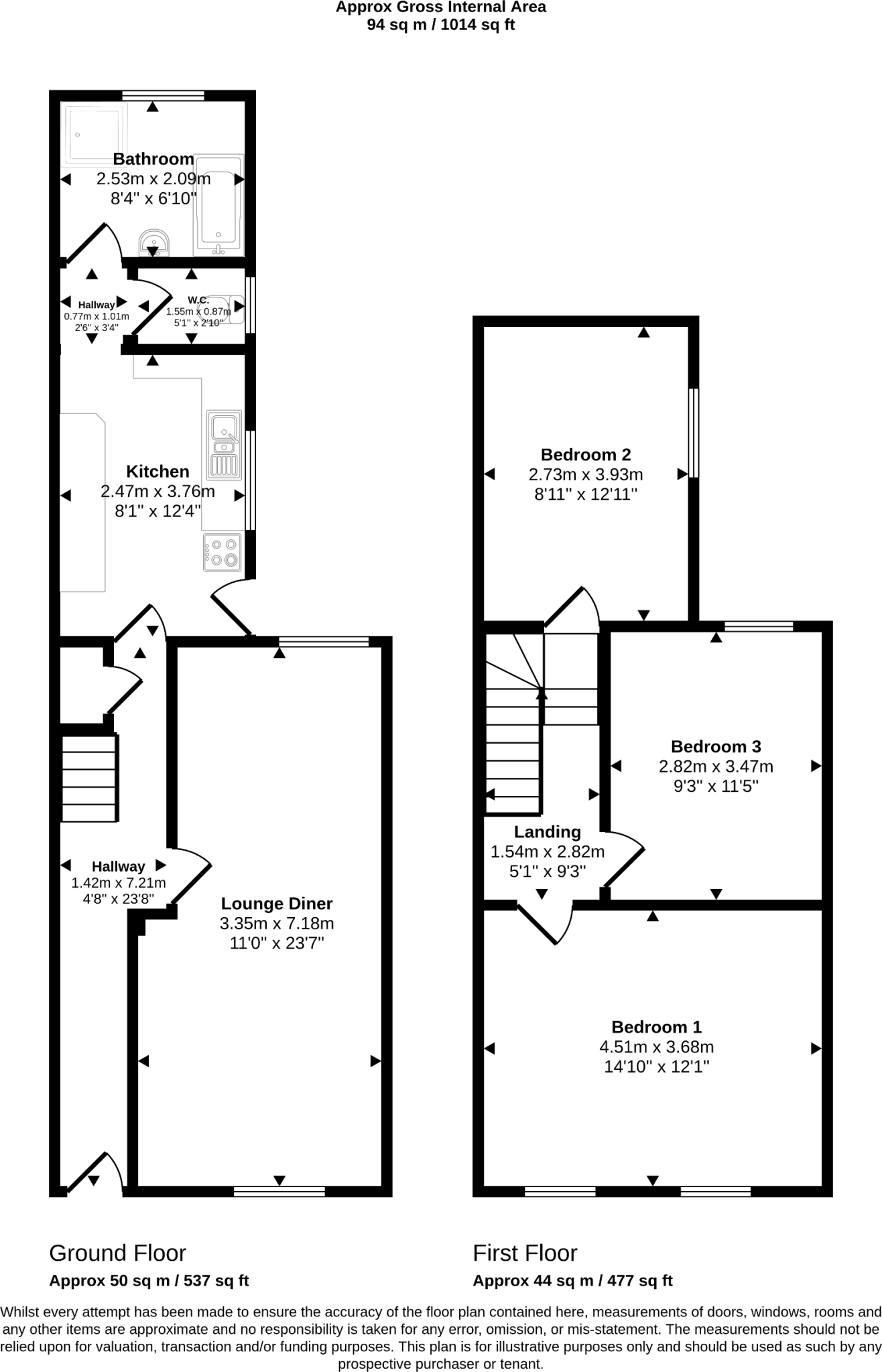 Heath Road, Hounslow, TW3 floorplan