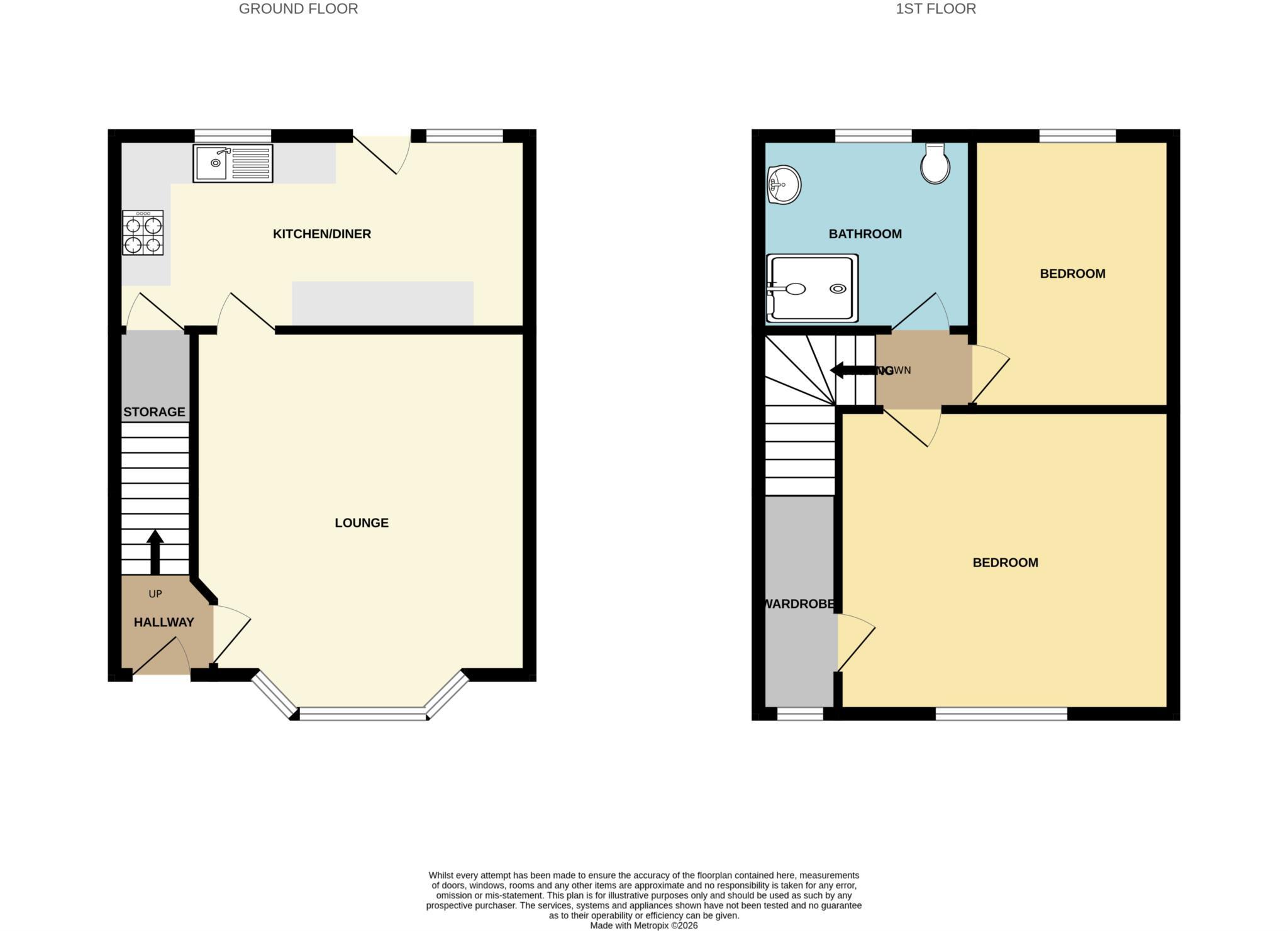 Wood Street, Port Sunlight floorplan