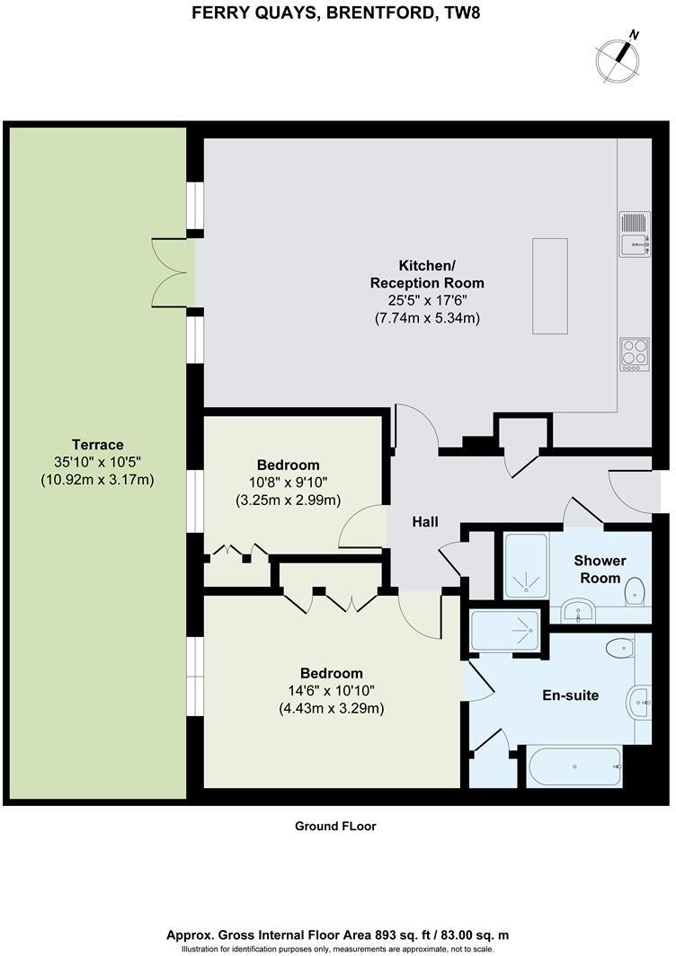 Ferry Quays, Brentford, TW8 floorplan