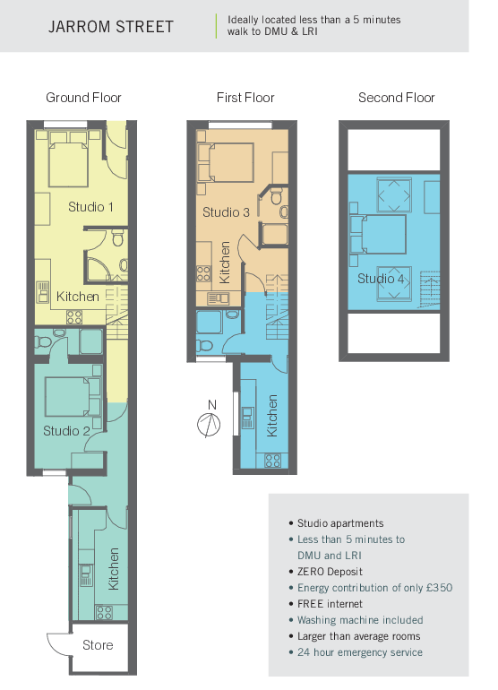 Jarrom Street, Leicester, Leicestershire, LE2 floorplan