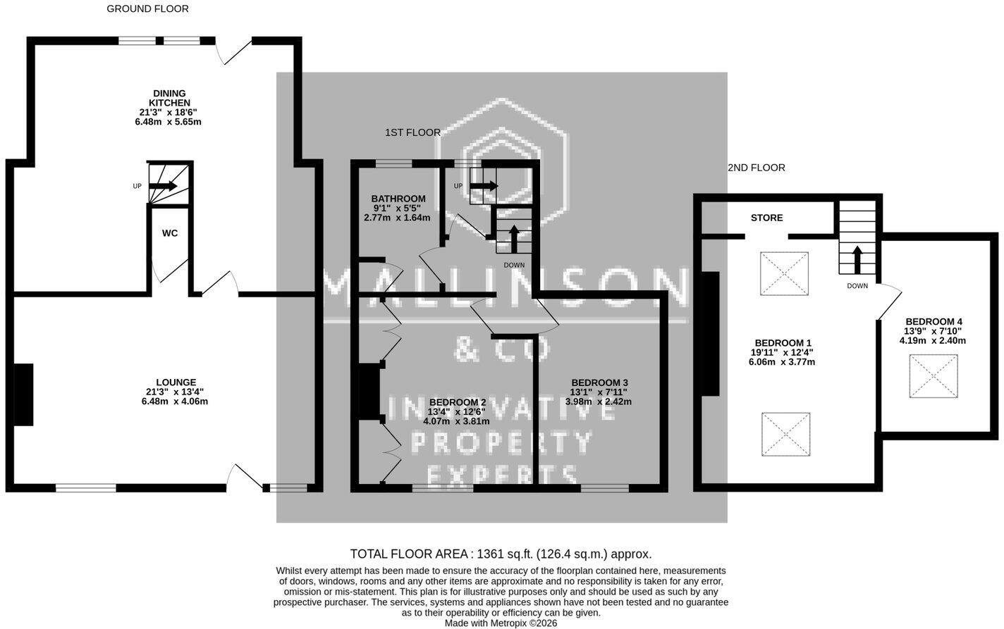 High Street, Worsbrough, Barnsley, S70 4SG floorplan