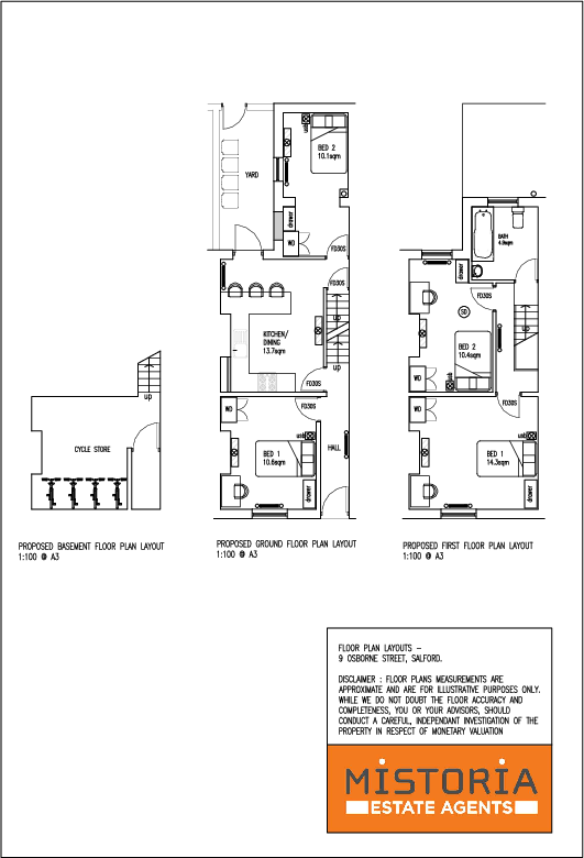 Osborne Street, Salford floorplan