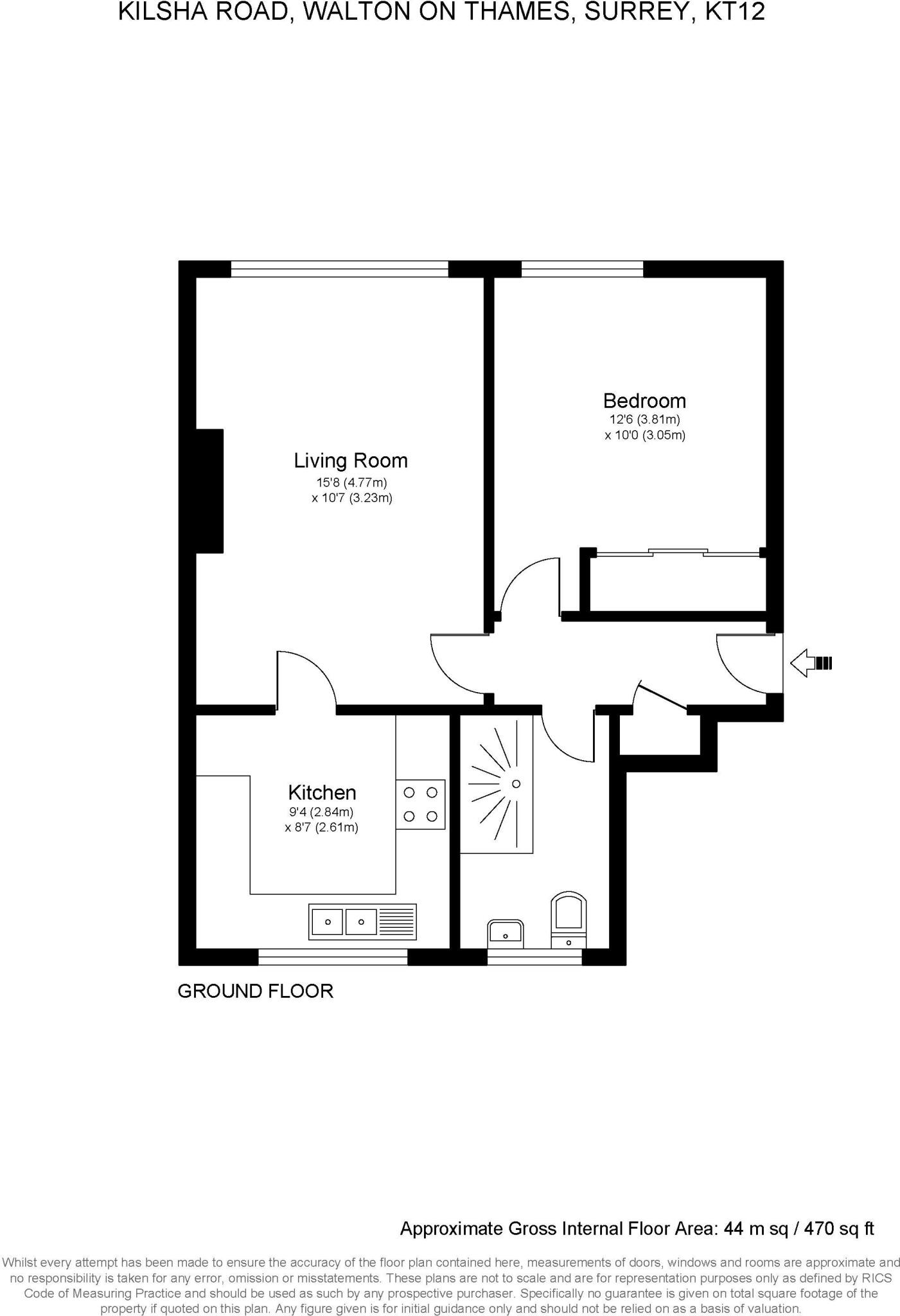 Kilsha Road, Walton-On-Thames floorplan