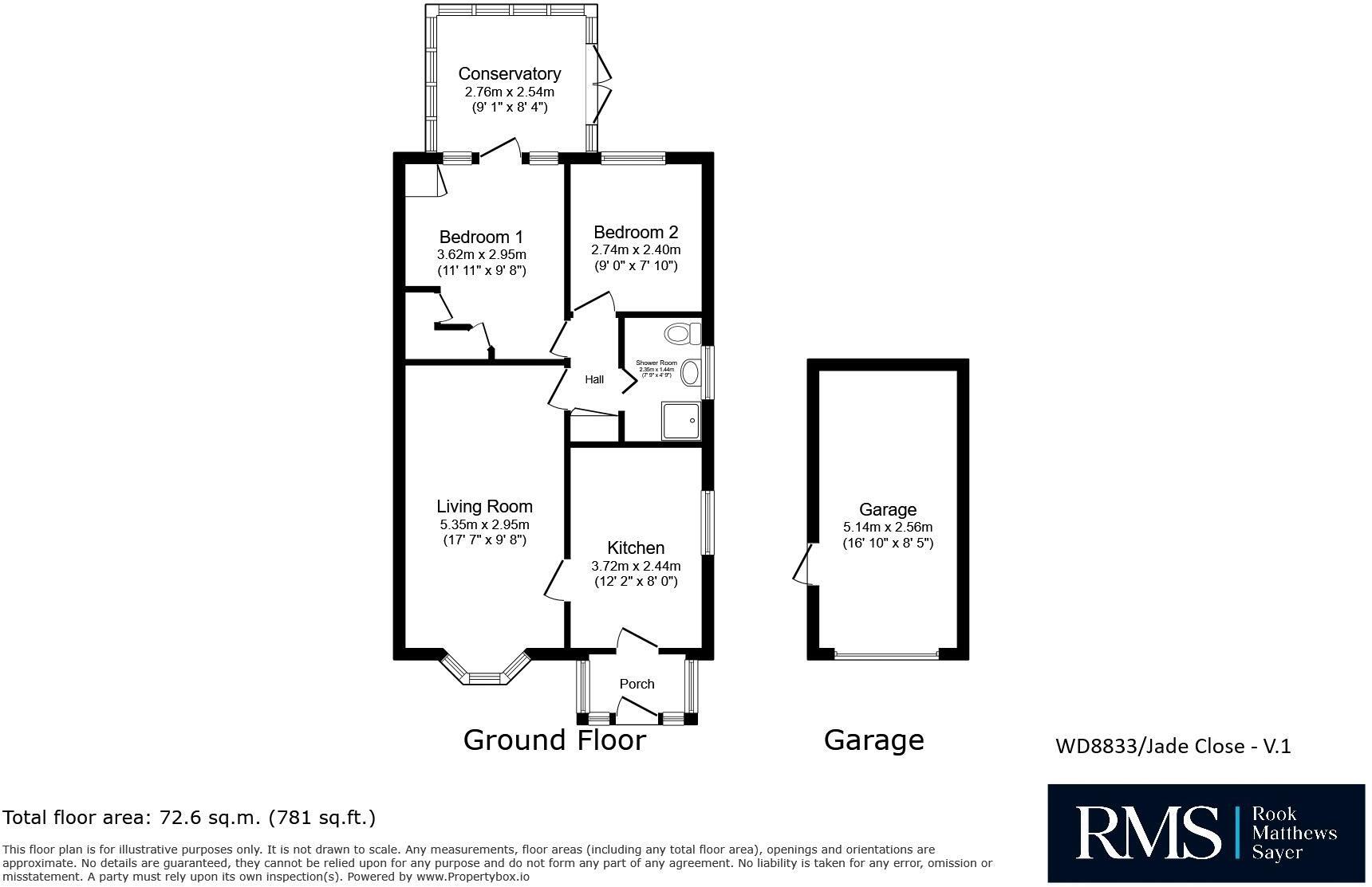 Jade Close, Lemington Rise floorplan