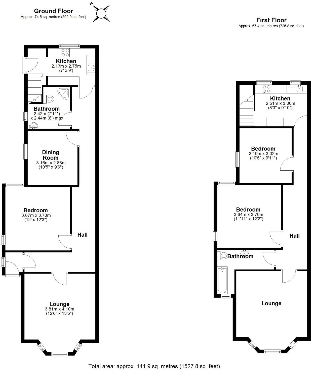 Drummond Road, Bournemouth, Dorset, BH1 floorplan