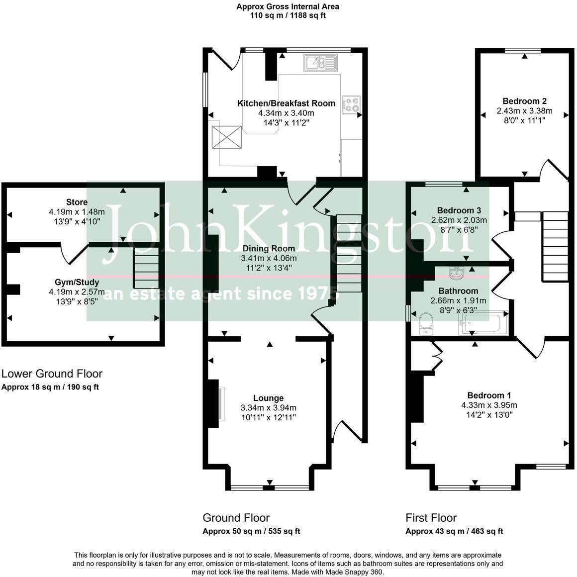 Buckhurst Avenue, Sevenoaks, TN13 floorplan