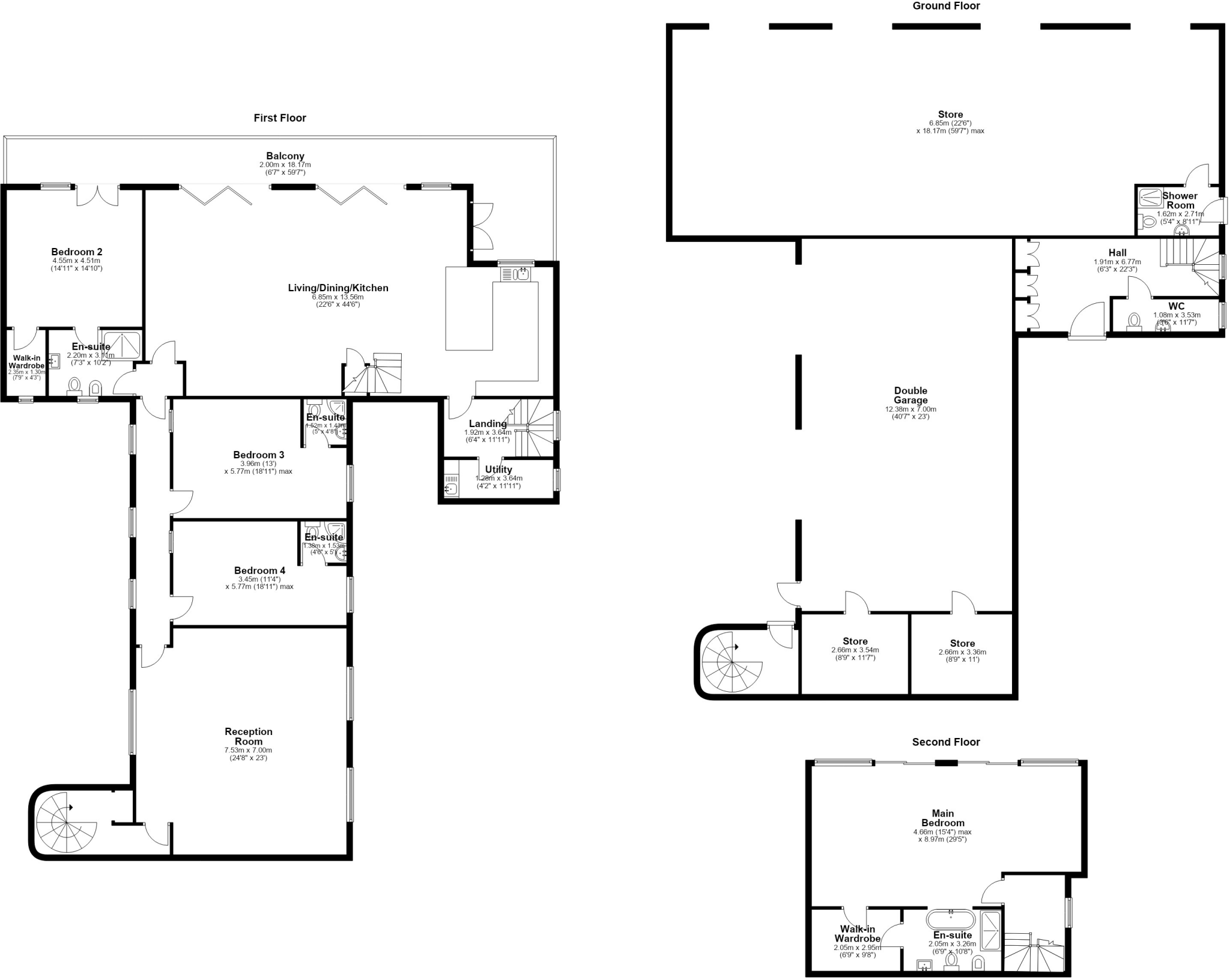 Lon Cei, Porthmadog floorplan