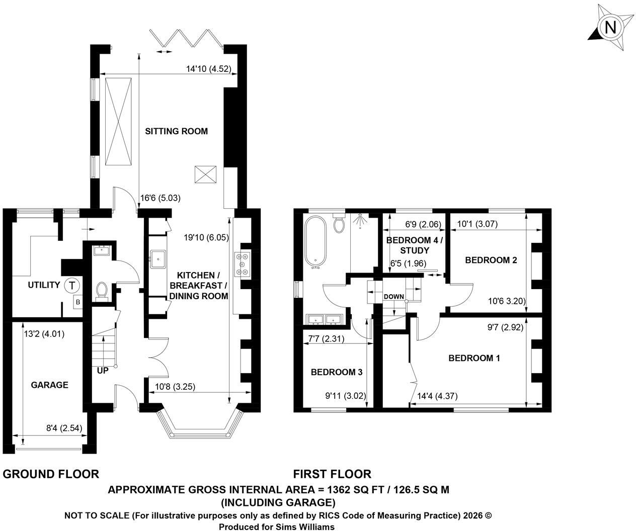 Brookside, Runcton floorplan