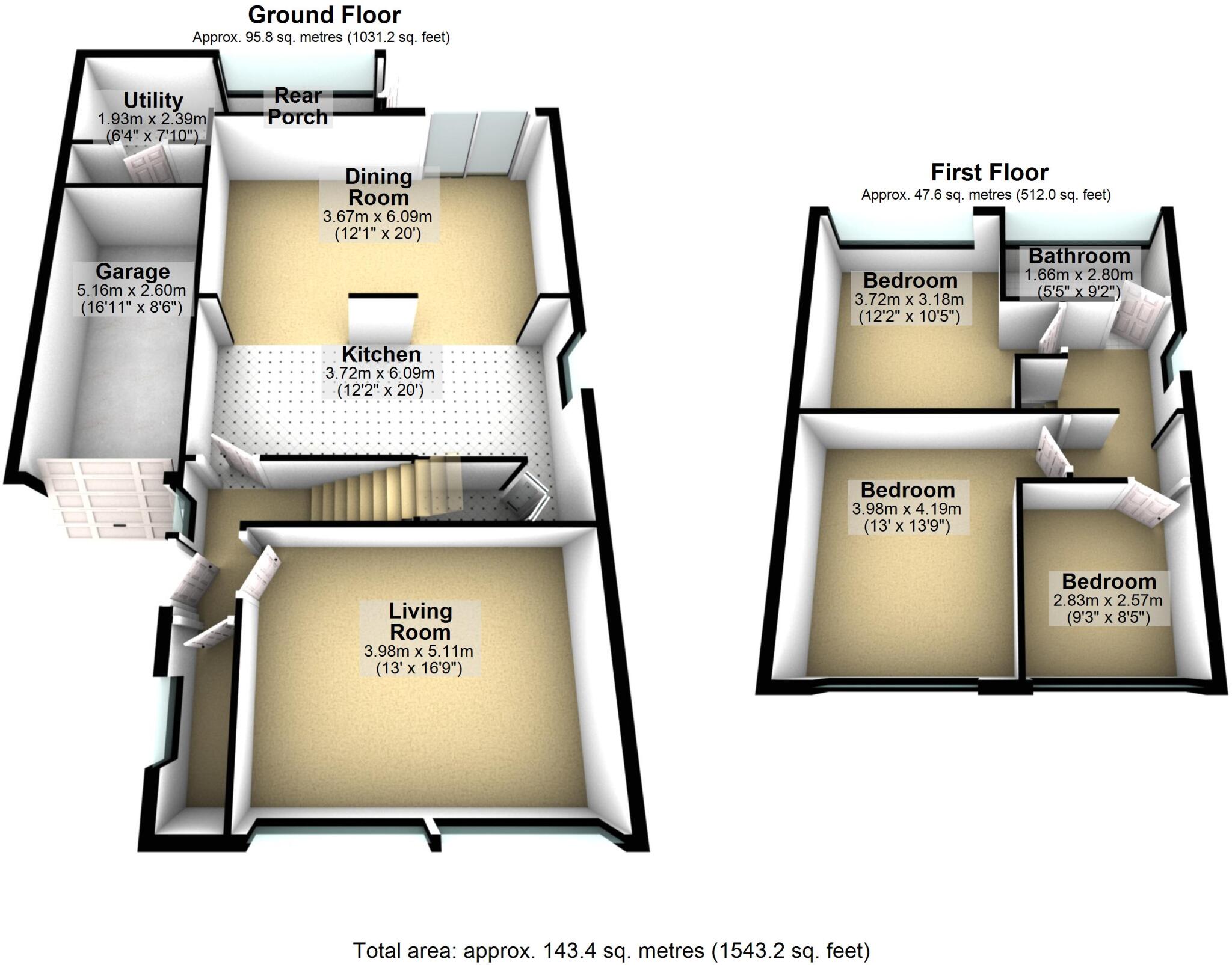 Buttermere Avenue, Heywood, Greater Manchester, OL10 floorplan