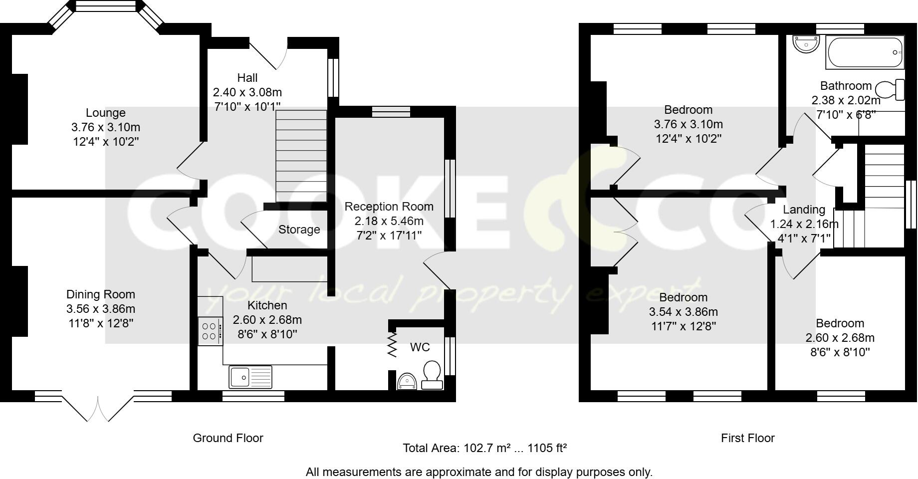 Earlham Grove, Weston-super-Mare floorplan