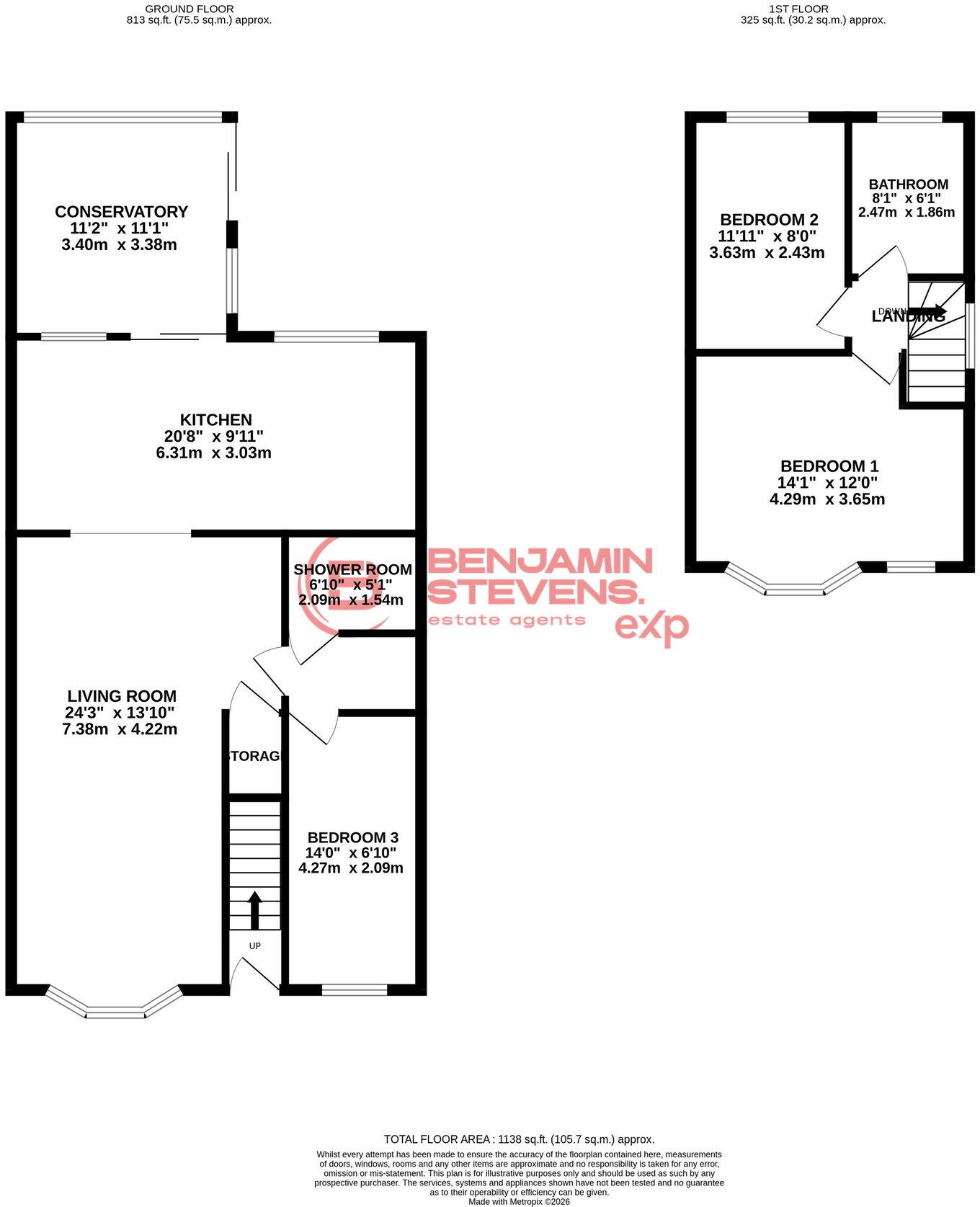 Portman Gardens, NW9 5AS floorplan