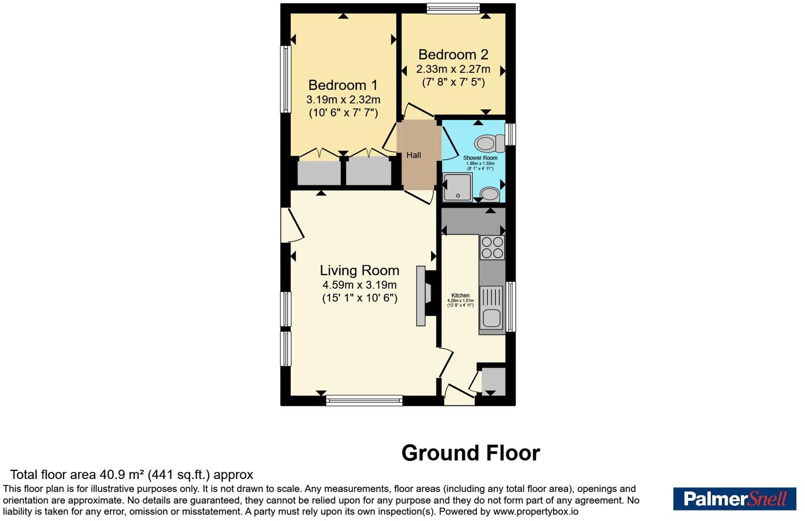 Throop Road, Bournemouth, Dorset, BH8 floorplan