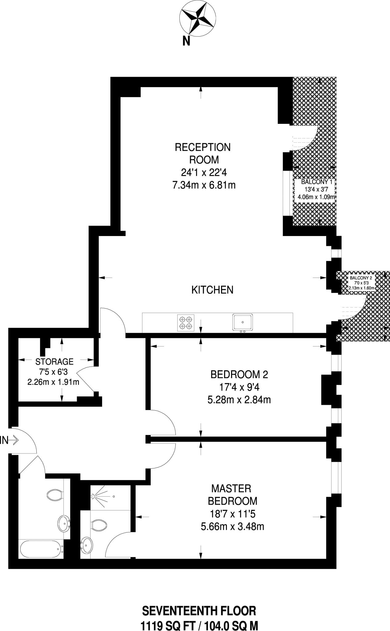 Ability Place, Millharbour, London E14 floorplan