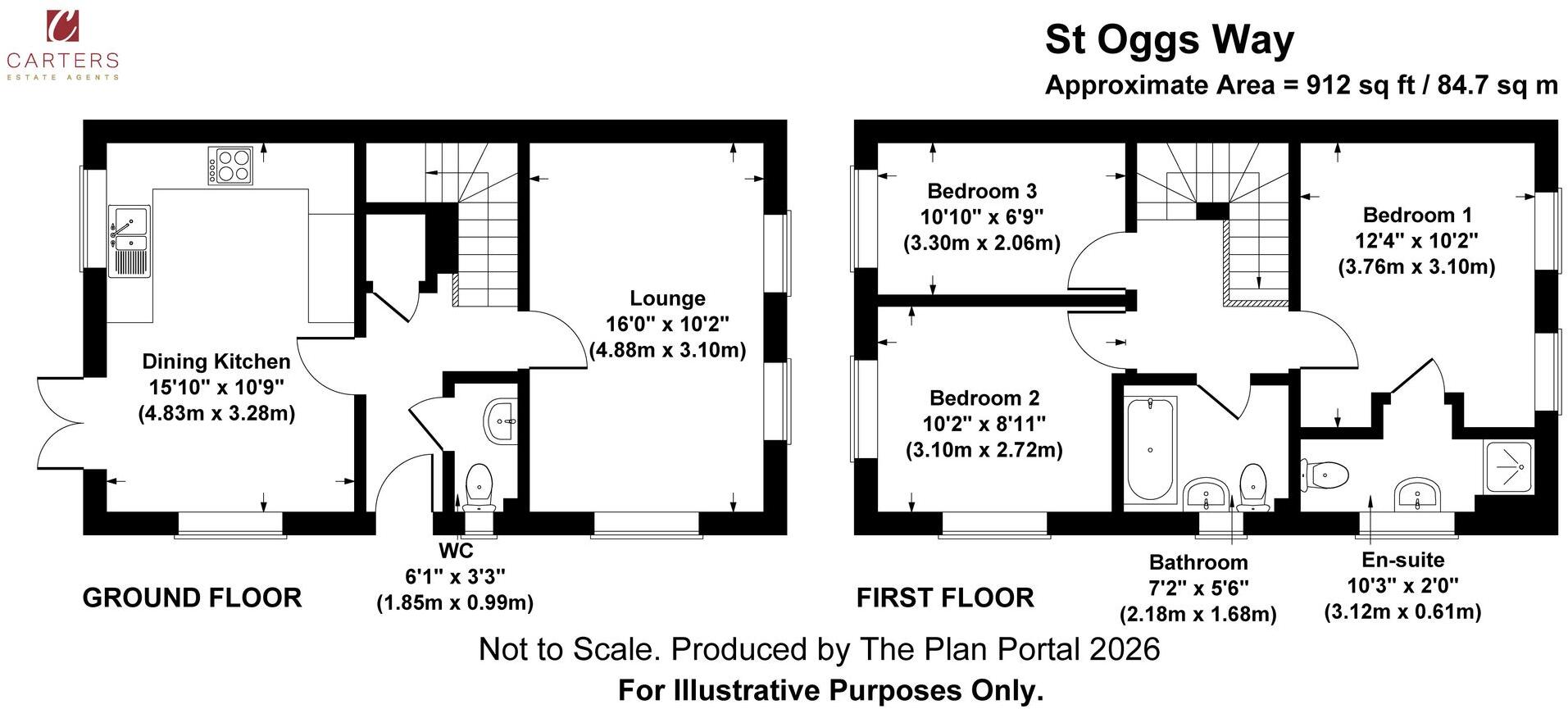 St. Oggs Way, Nuneaton, CV11 floorplan