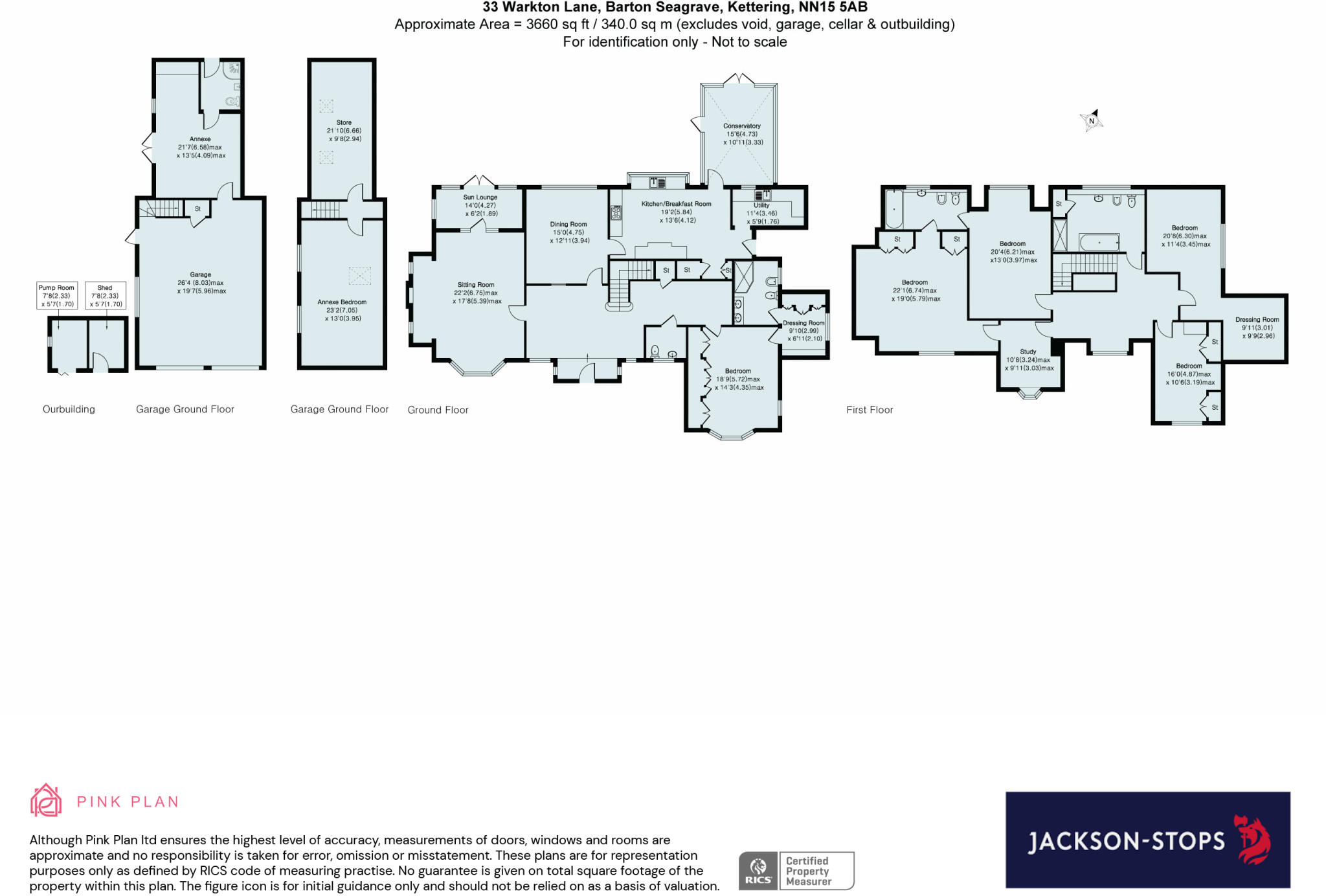 Warkton Lane, Barton Seagrave, Kettering, Northamptonshire, NN15 floorplan