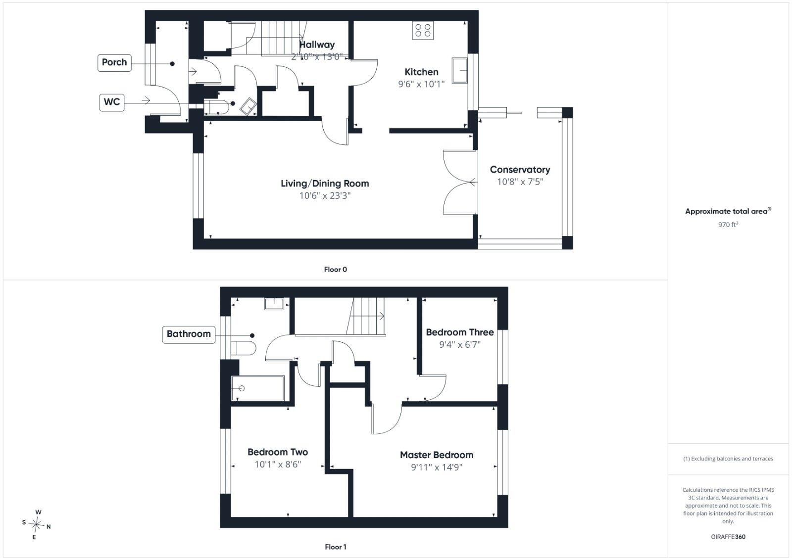 Sampage Close, Reading, Berkshire, RG2 floorplan
