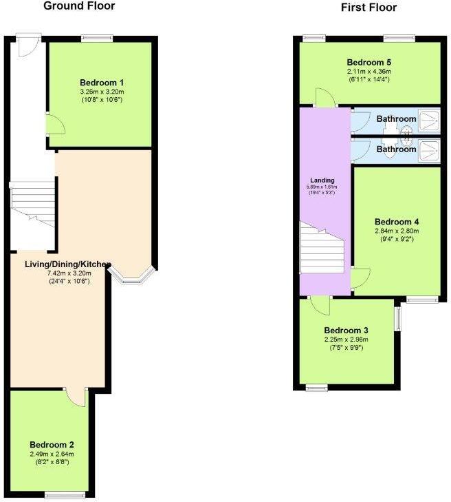 Baltic Street, Salford floorplan